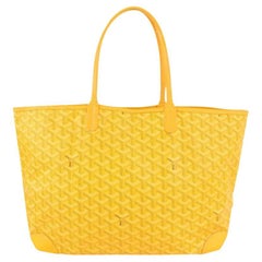 Goyard Yellow Chevron St Louis PM Tote Bag 1013gy28