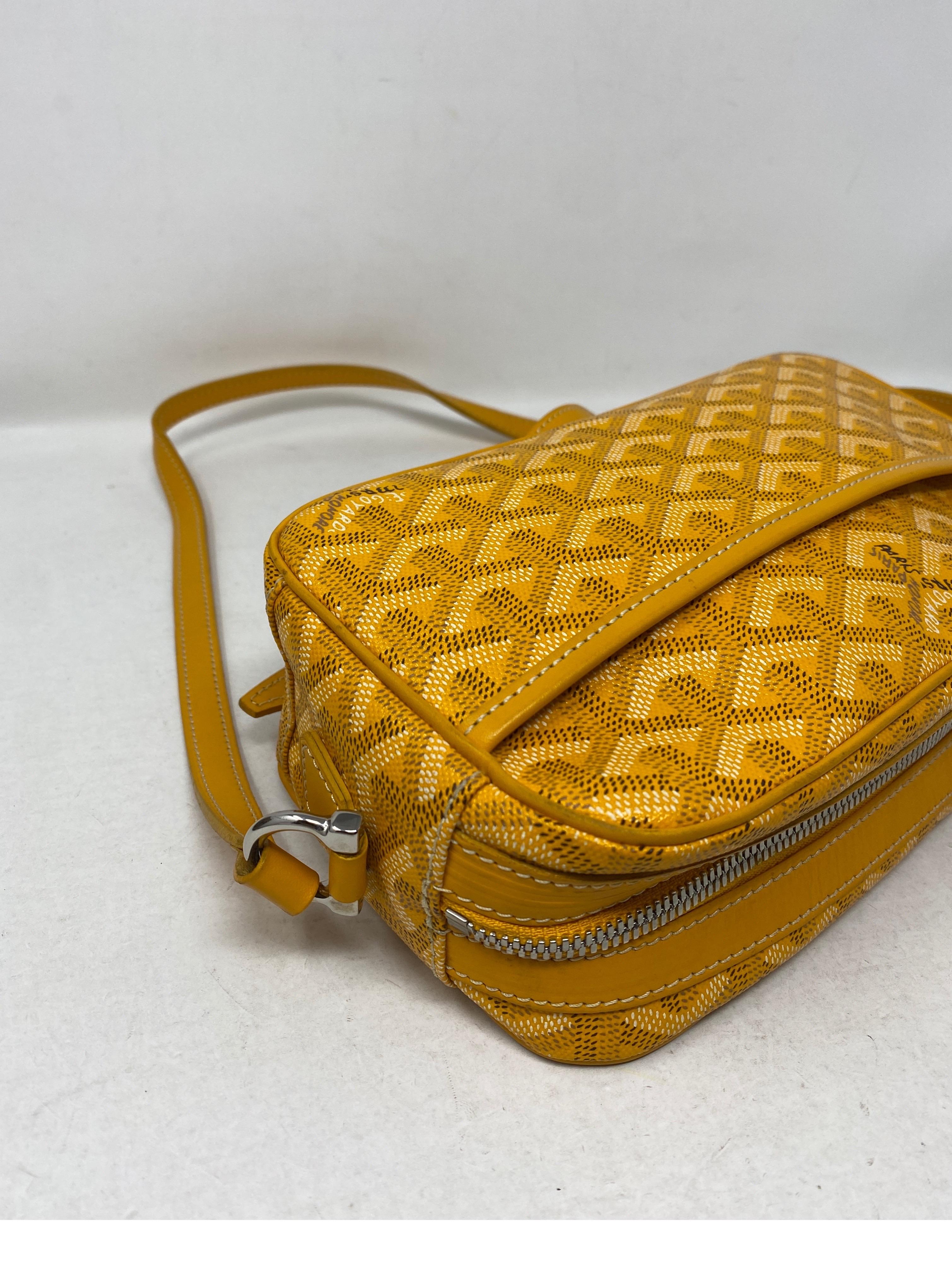Goyard Yellow Crossbody Bag 3