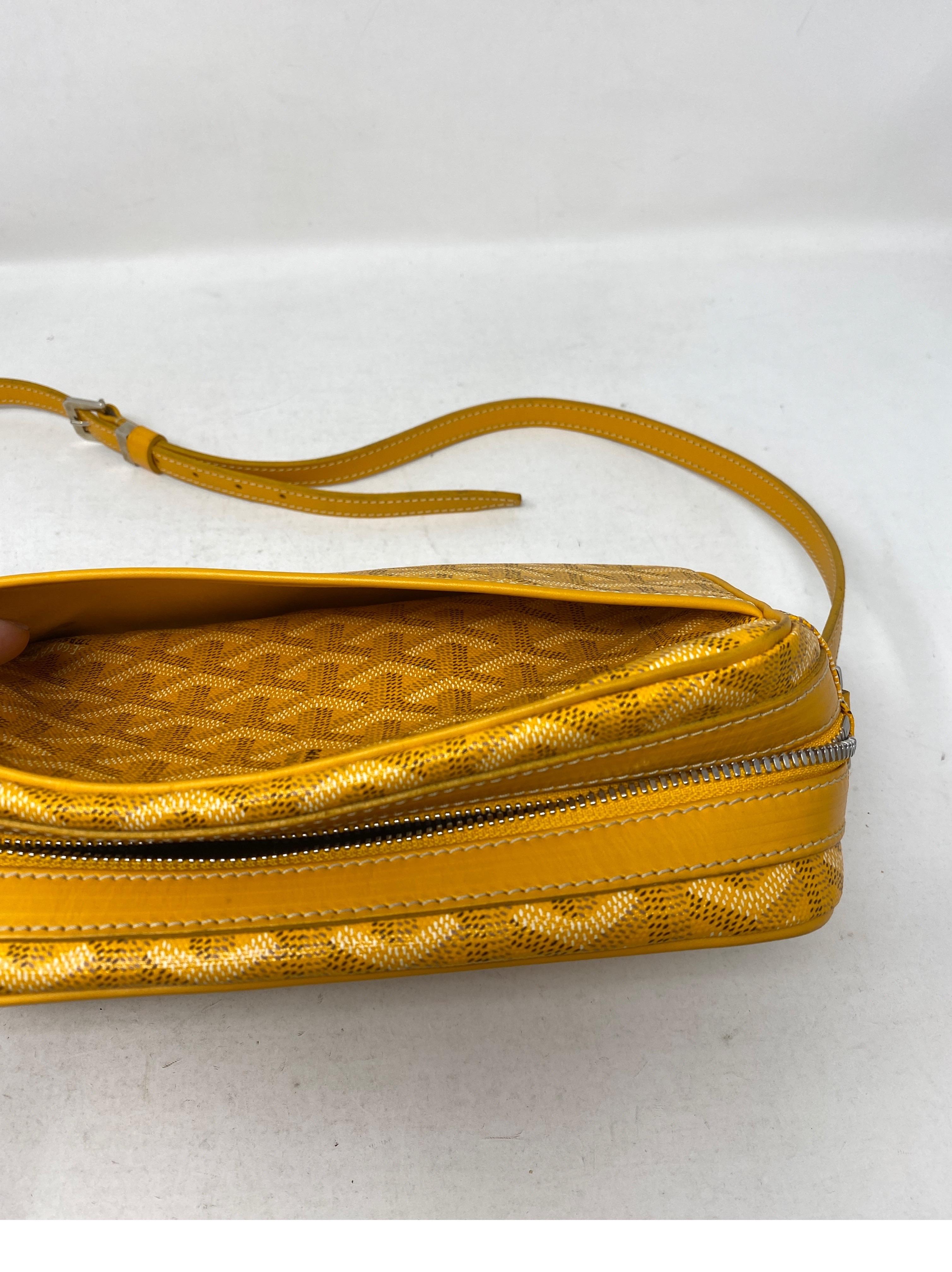 Goyard Yellow Crossbody Bag 8