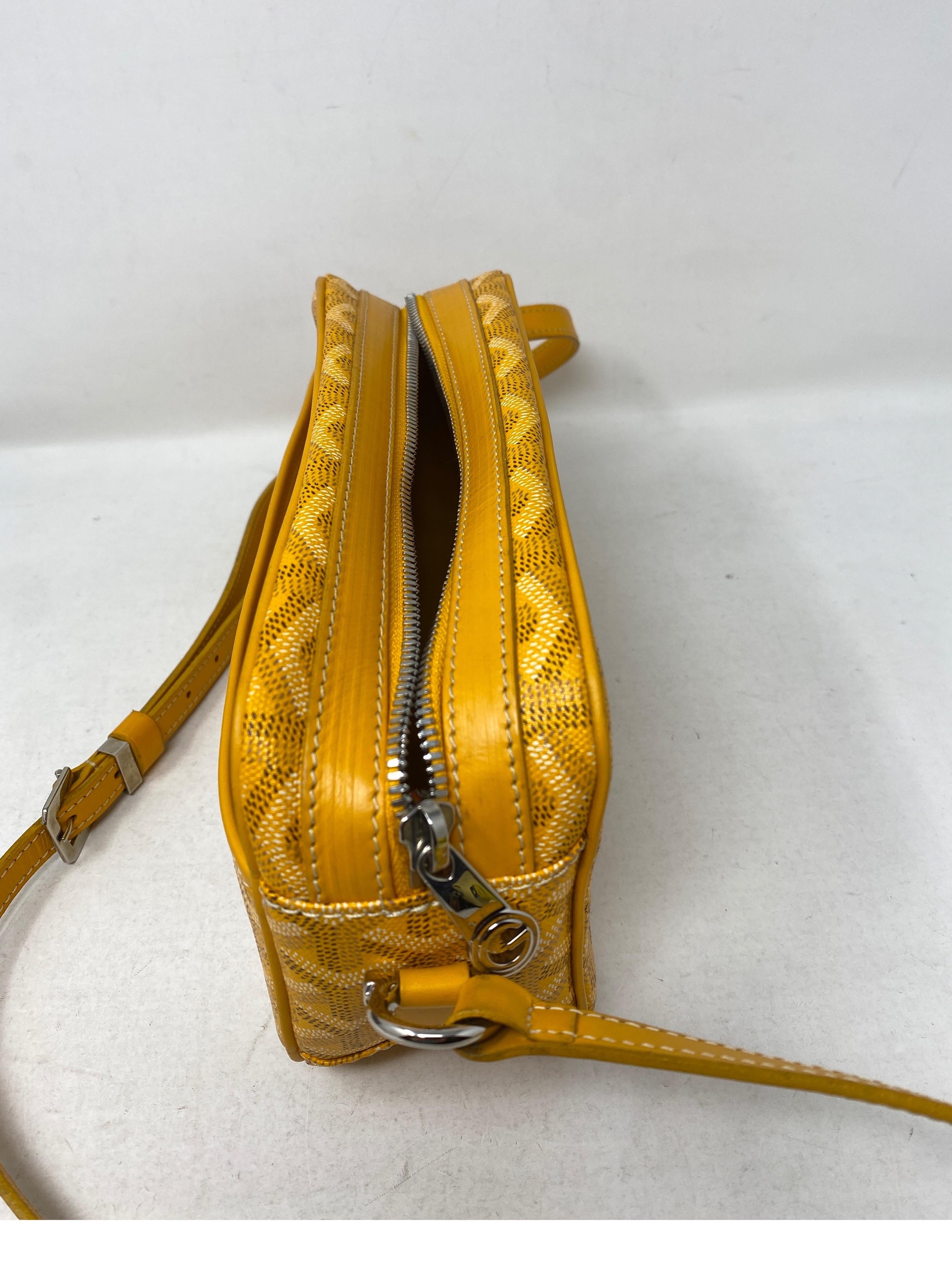 Goyard Yellow Crossbody Bag 11