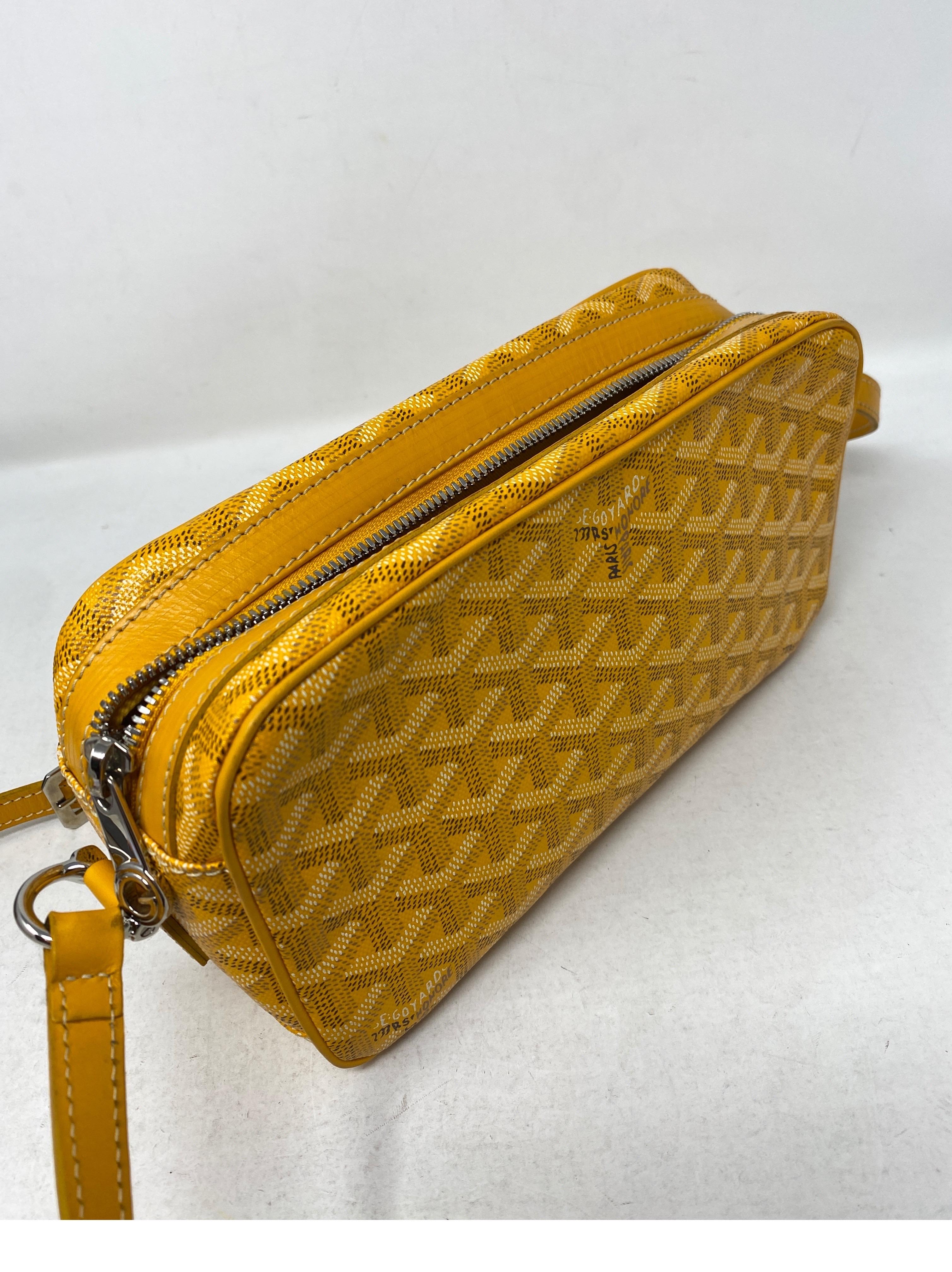 Goyard Yellow Crossbody Bag 12