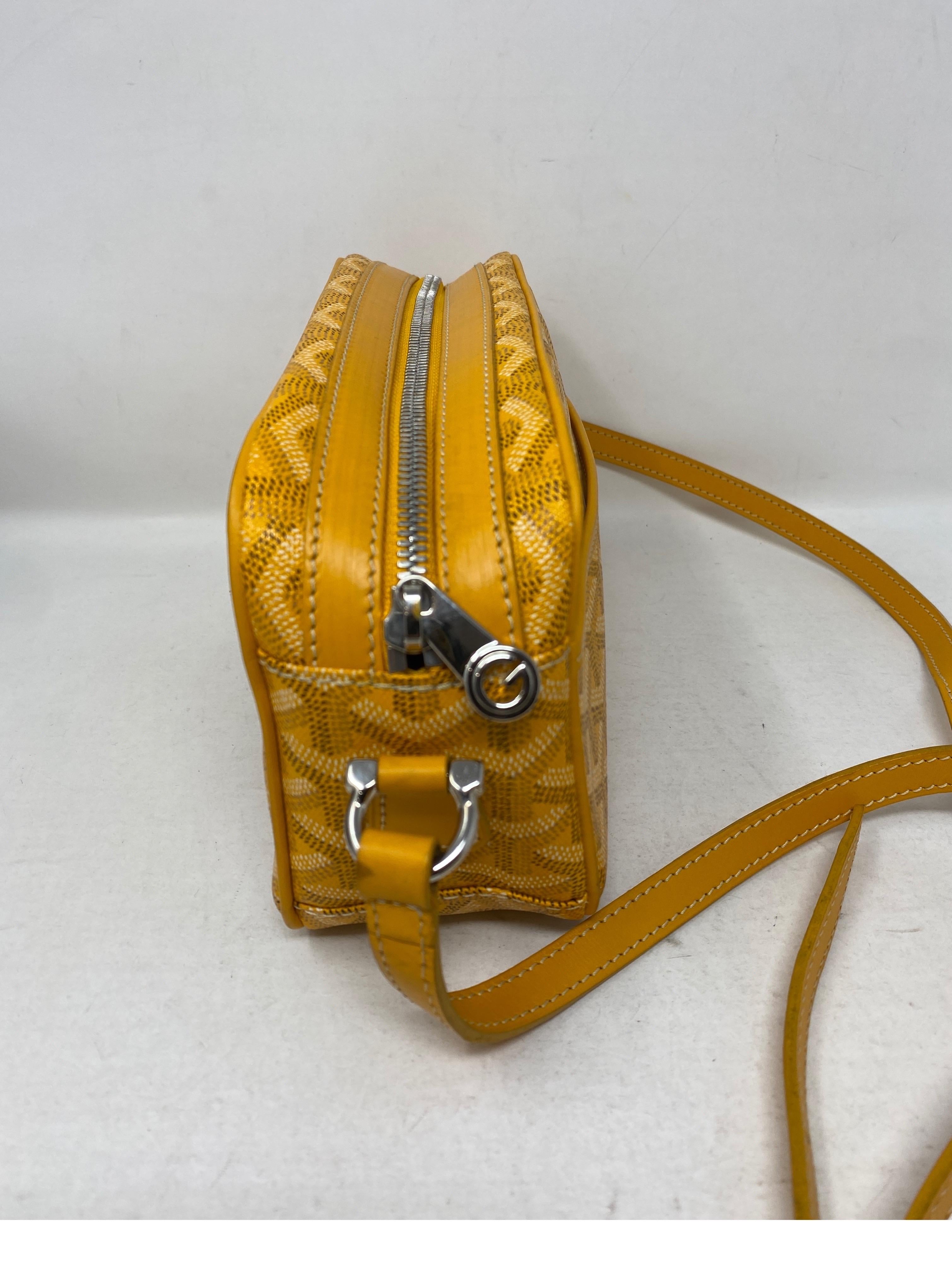 goyard crossbody bag yellow