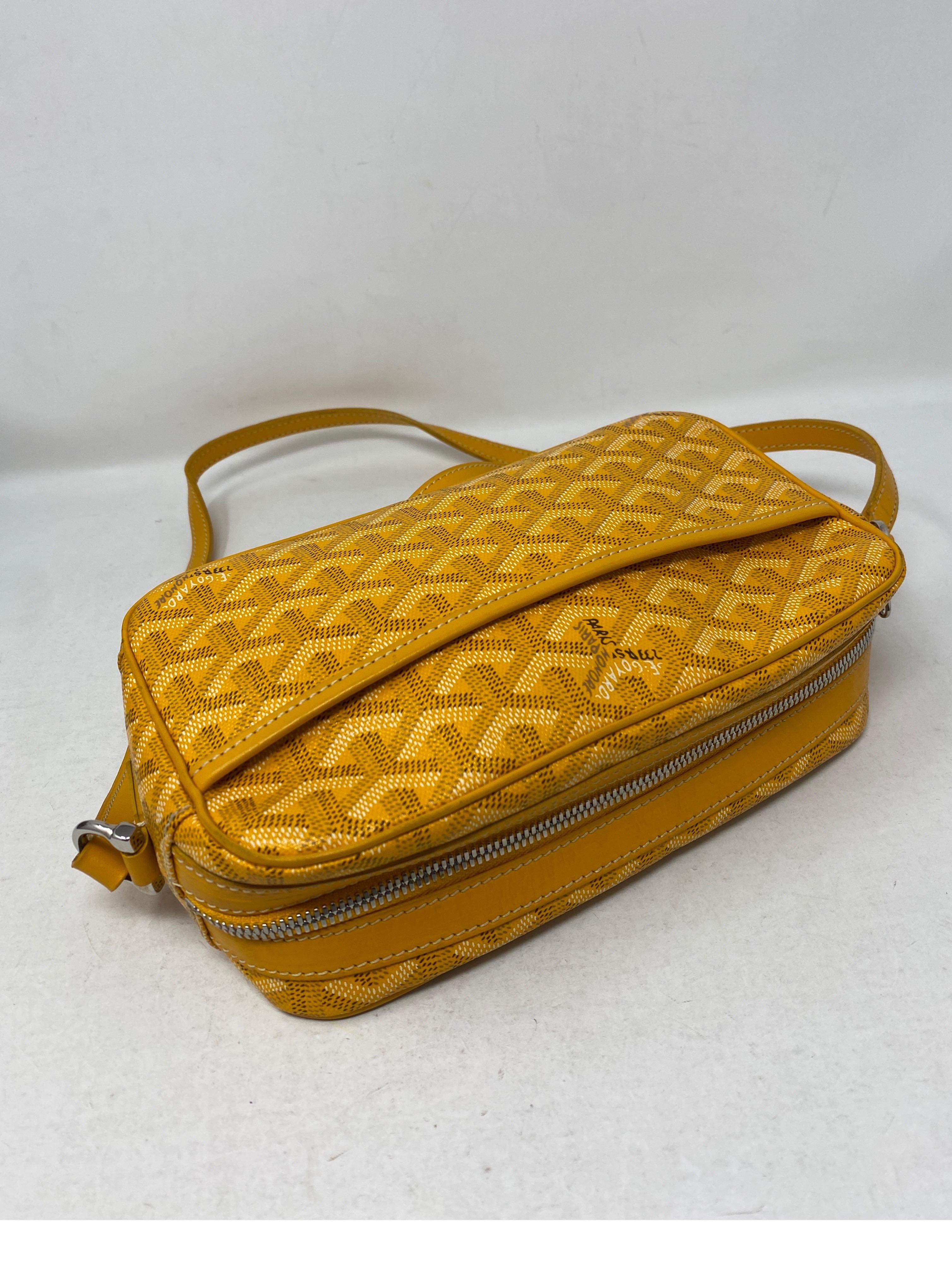 Goyard Yellow Crossbody Bag 1