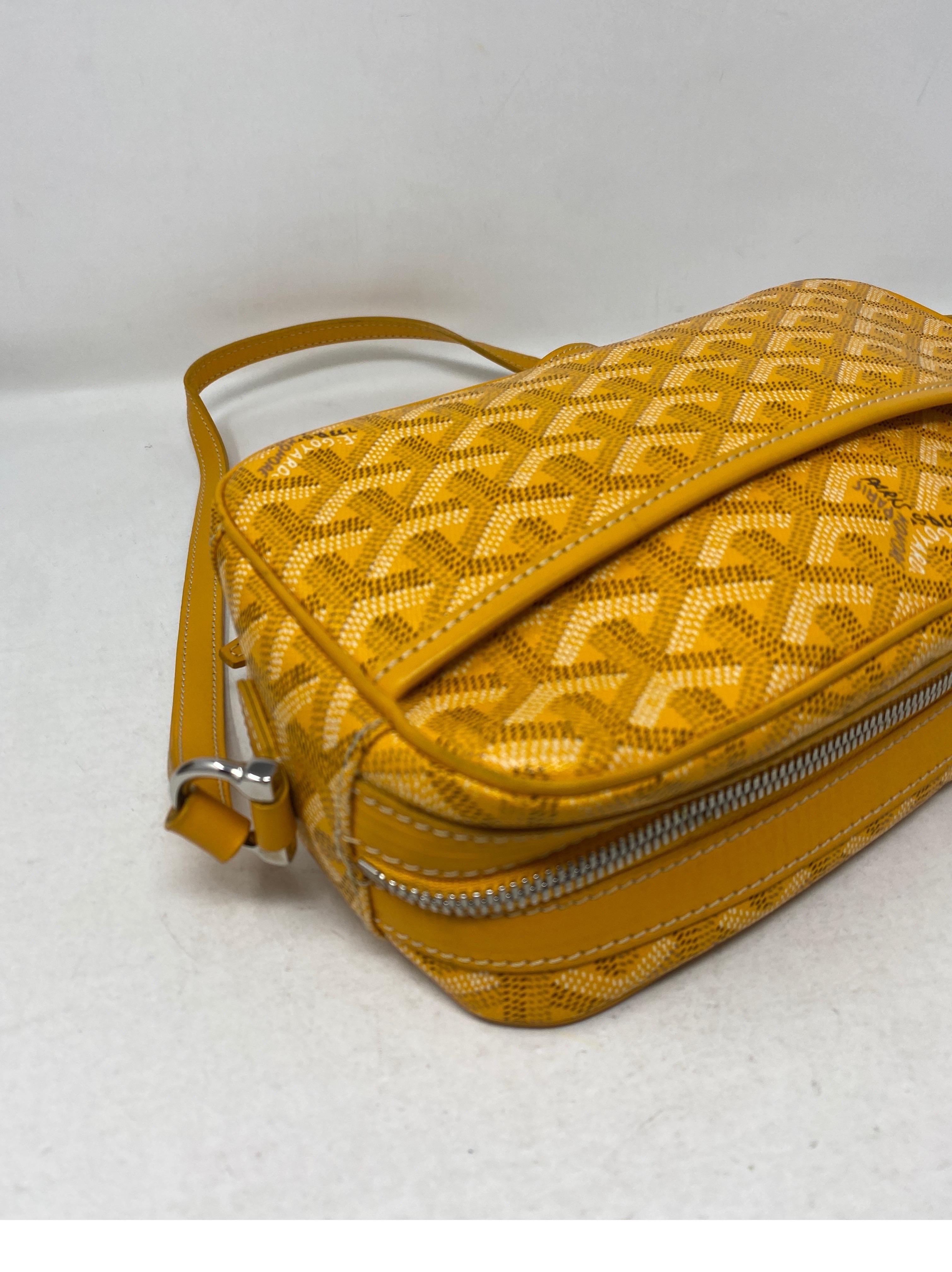 Goyard Yellow Crossbody Bag 2