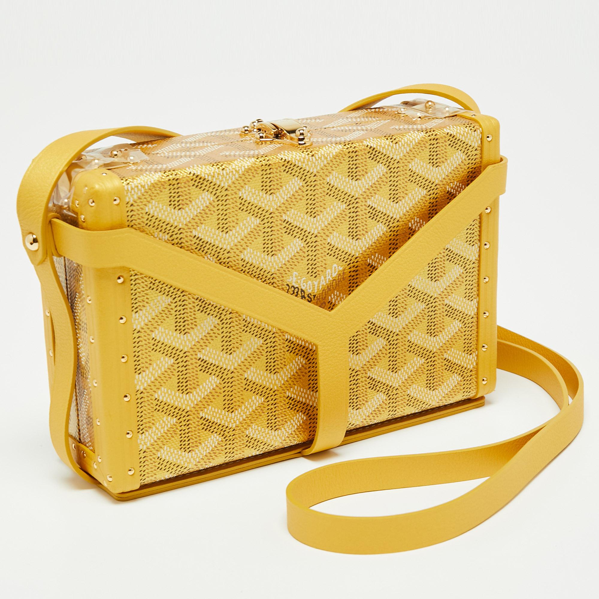 goyard trunk bag