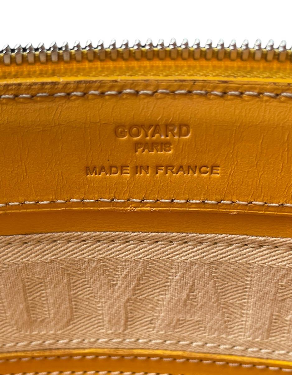Goyard Gelb Goyardine Canvas Okinawa GM Tote Tasche 7