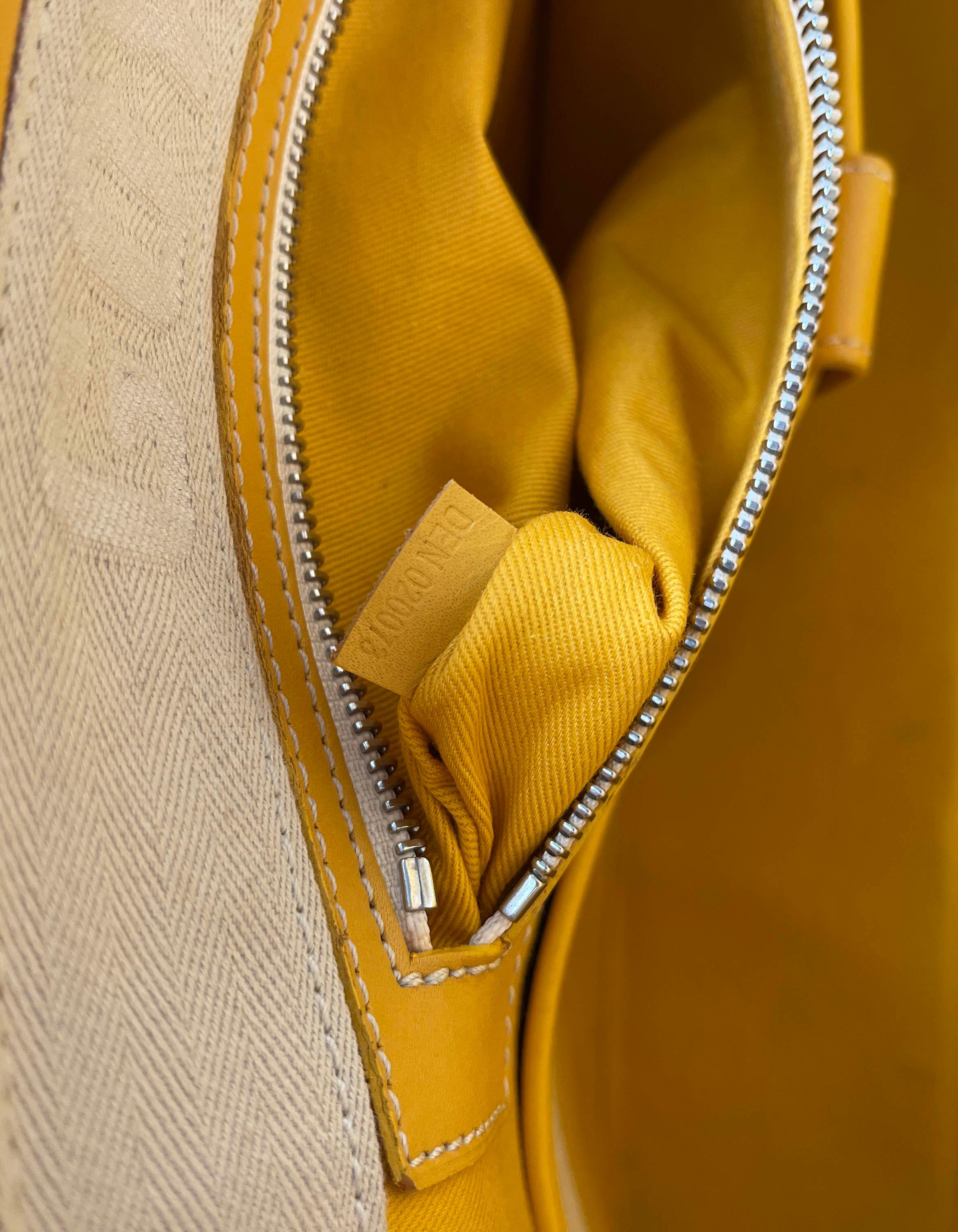 Goyard Gelb Goyardine Canvas Okinawa GM Tote Tasche 8