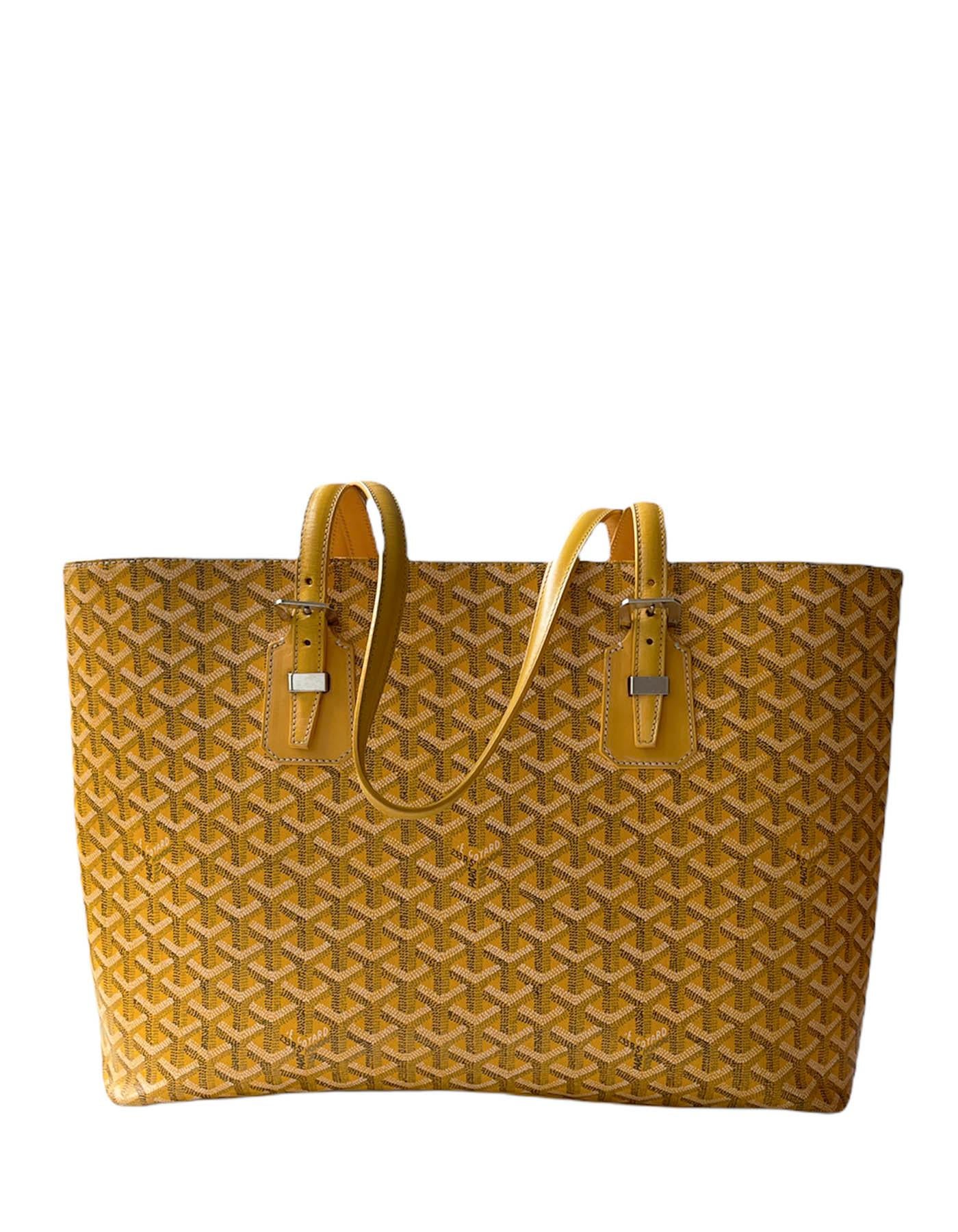 Goyard tote bag yellow sales