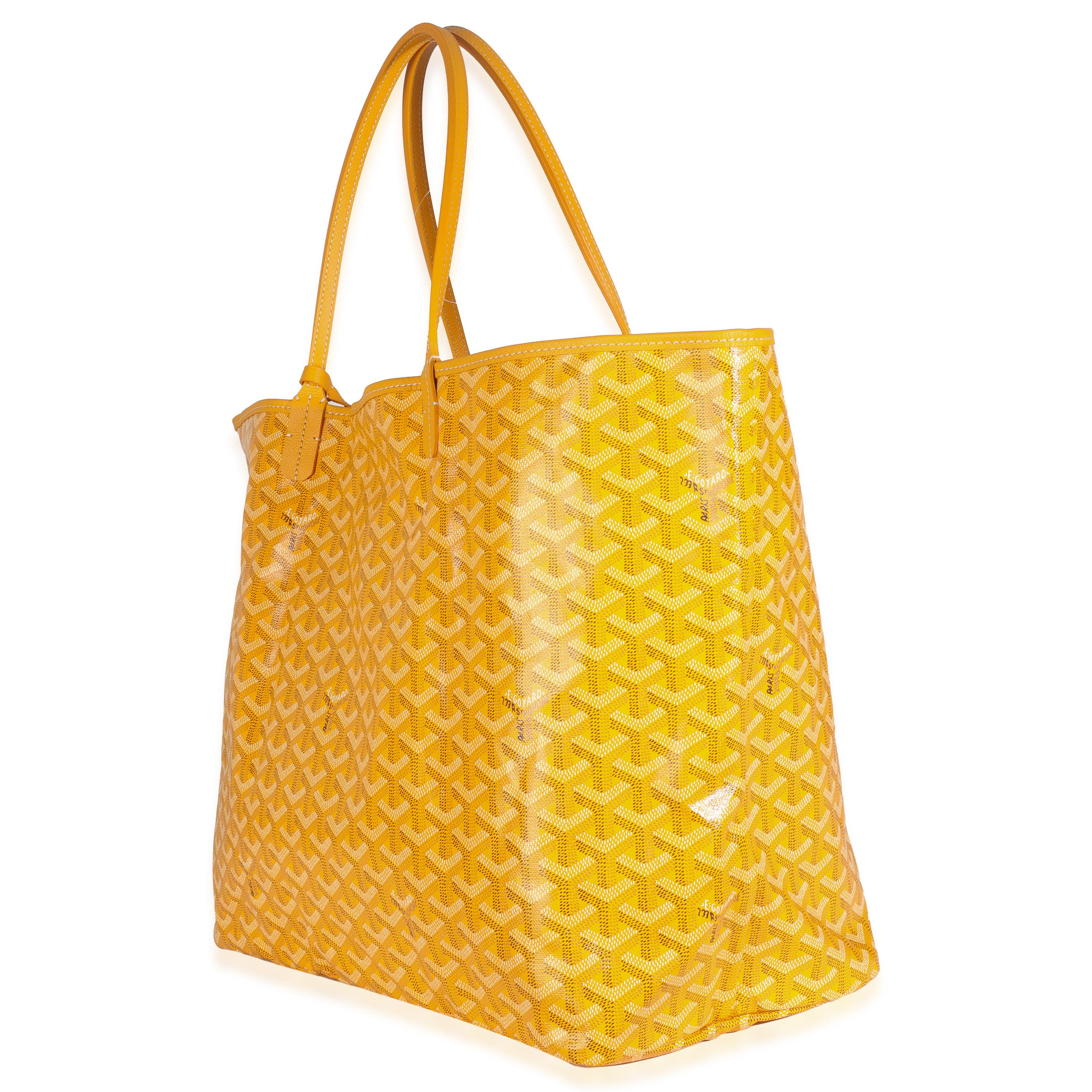  Goyard Jaune Goyardine Toile Saint Louis GM Pour femmes 