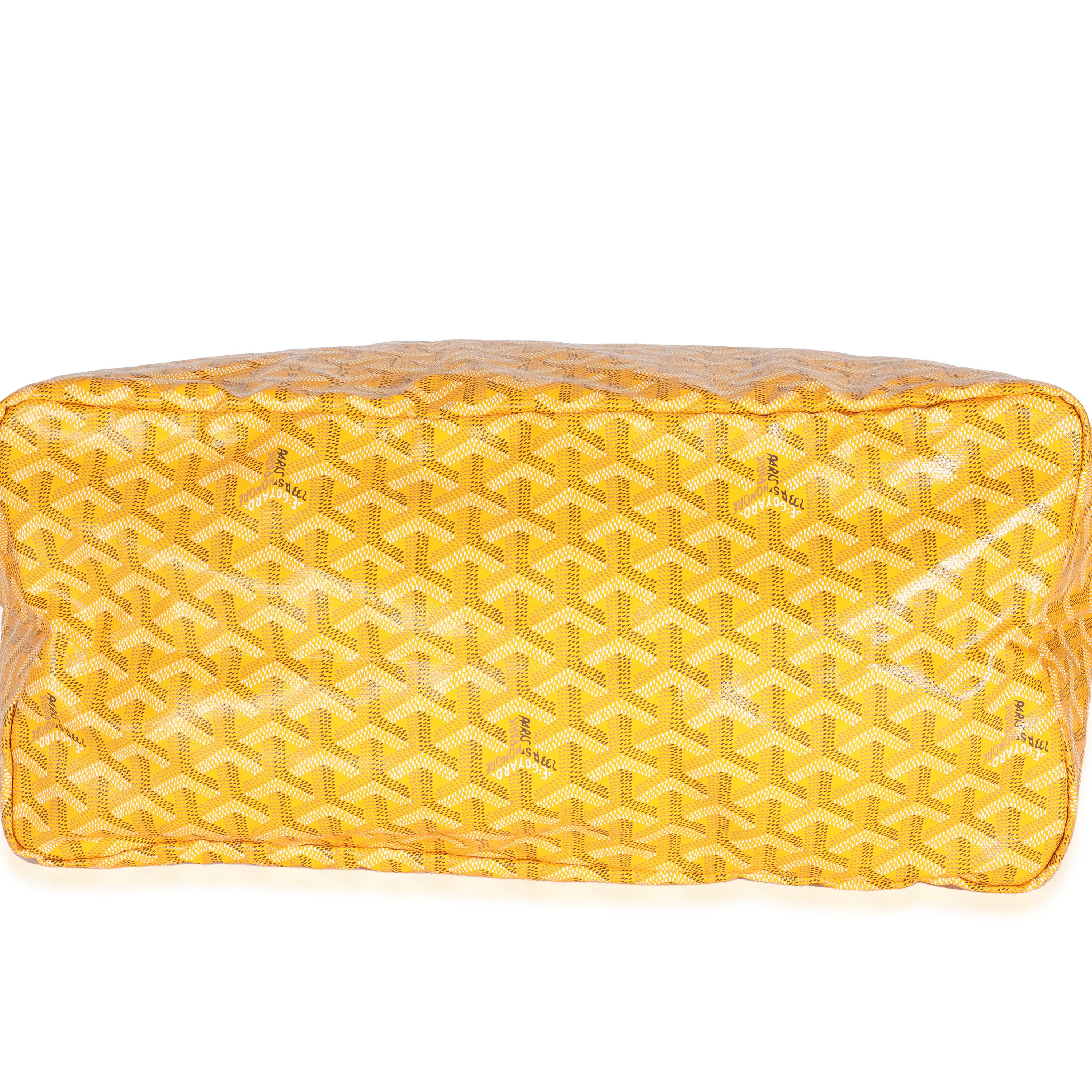 Goyard Jaune Goyardine Toile Saint Louis GM 3