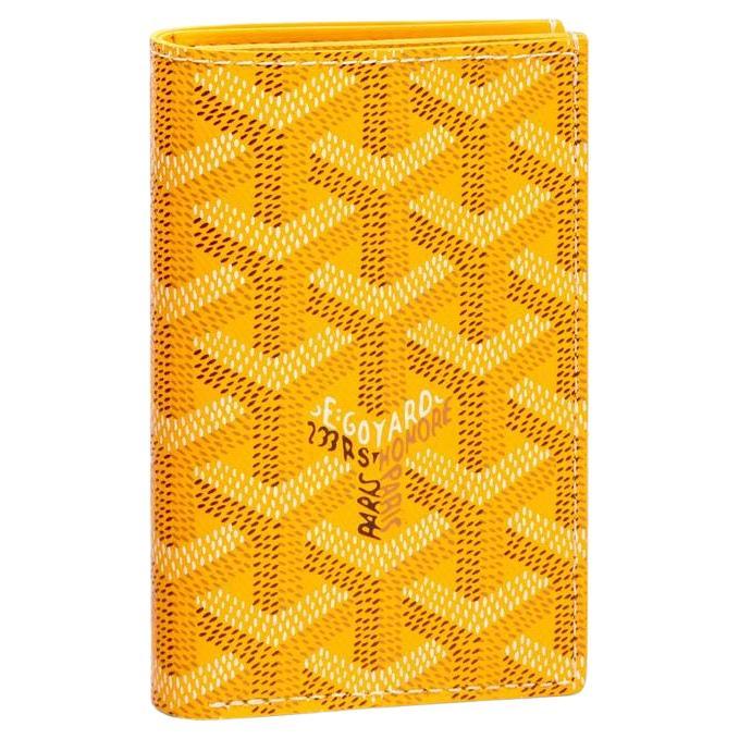 Goyard Yellow Goyardine Canvas And Chevroches Calfskin The S nat GM For 