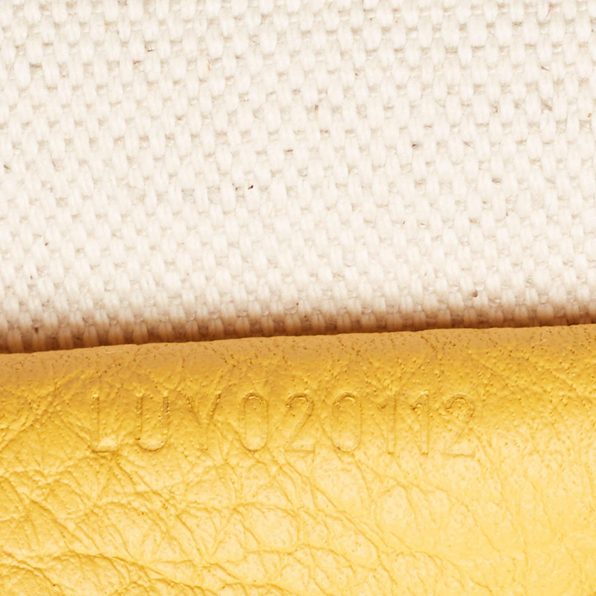 Goyard Yellow Goyardine Coated Canvas and Leather Grenadine Hobo 2
