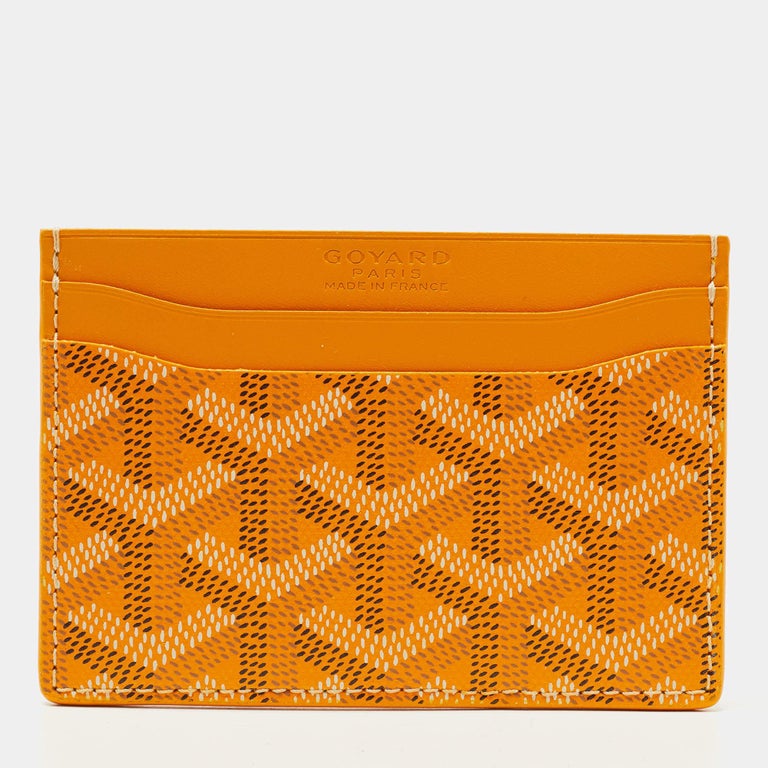 2023 Goyard Saint-Sulpice Card Holder, Black (with tags, from Paris store)