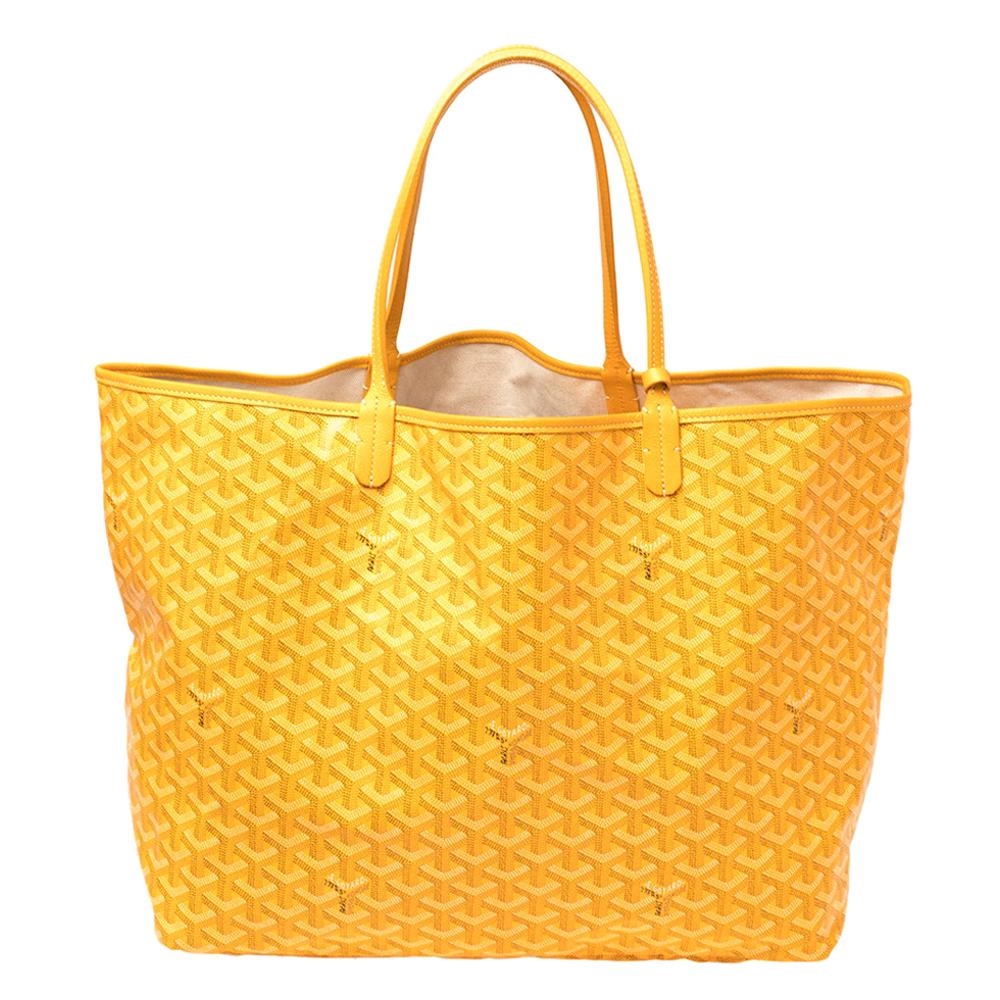 Mustard Yellow Caviar Leather Timeless CC Chain Tote Bag