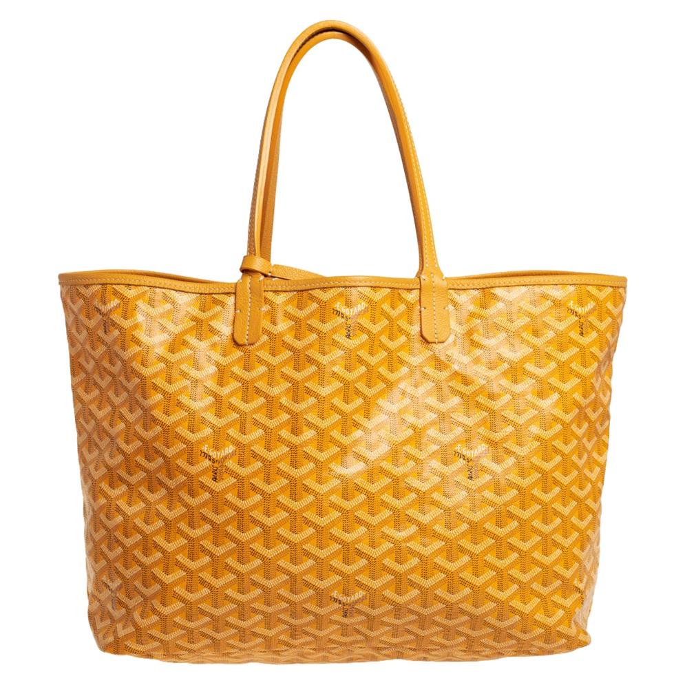 goyard yellow bag