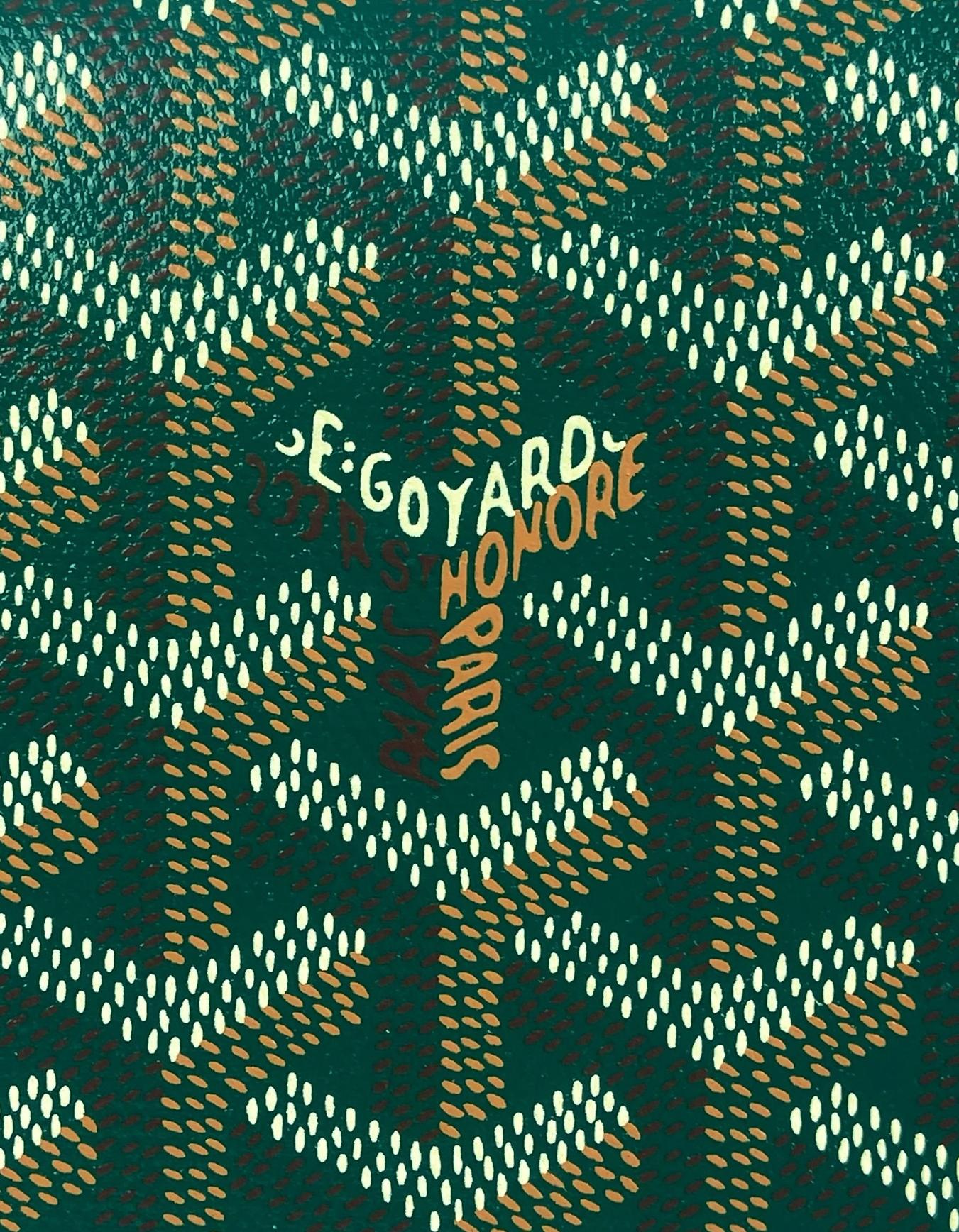 Goyardine Green Goyardine Matignon Zip Around GM Wallet 4