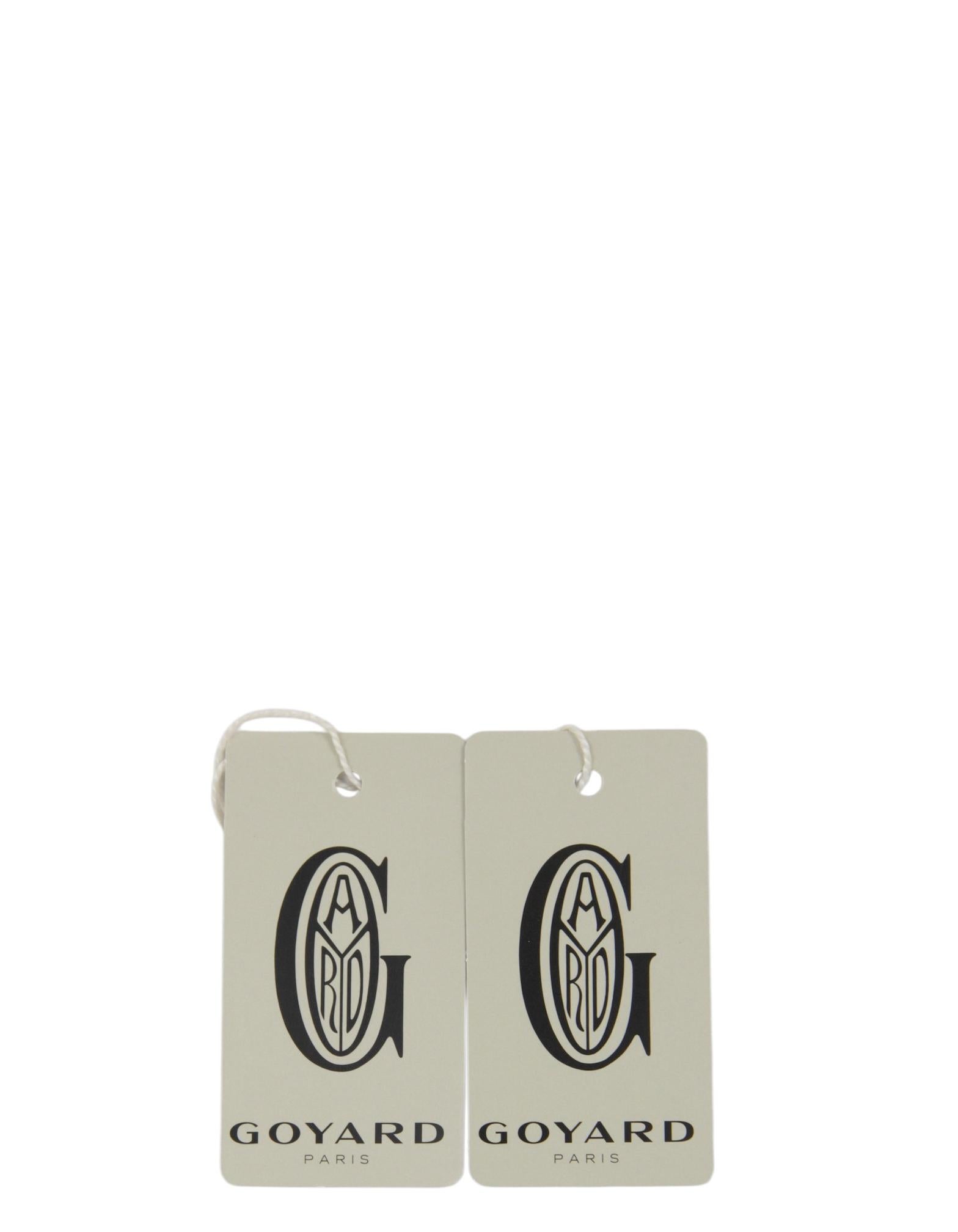 Goyardine Navy Goyardine Canvas Saint Sulpice Card Holder 5