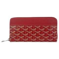 Portafoglio Goyardine Red Goyardine Matignon Zip Around GM