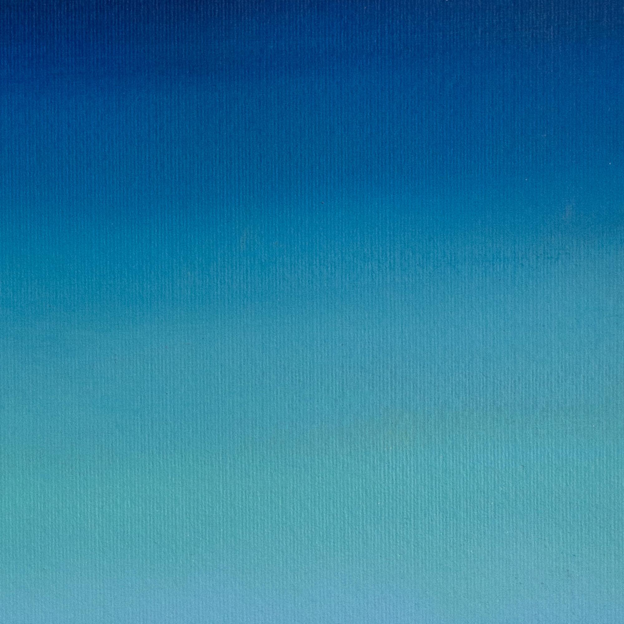Nocturnal Walk with Mickey Mouse Ears in a Dreamlike Landscape, Acrylic on Paper For Sale 2