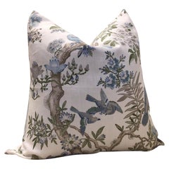 Gp and J Baker “ Eltham” in Blue and White Pillows- a Pair