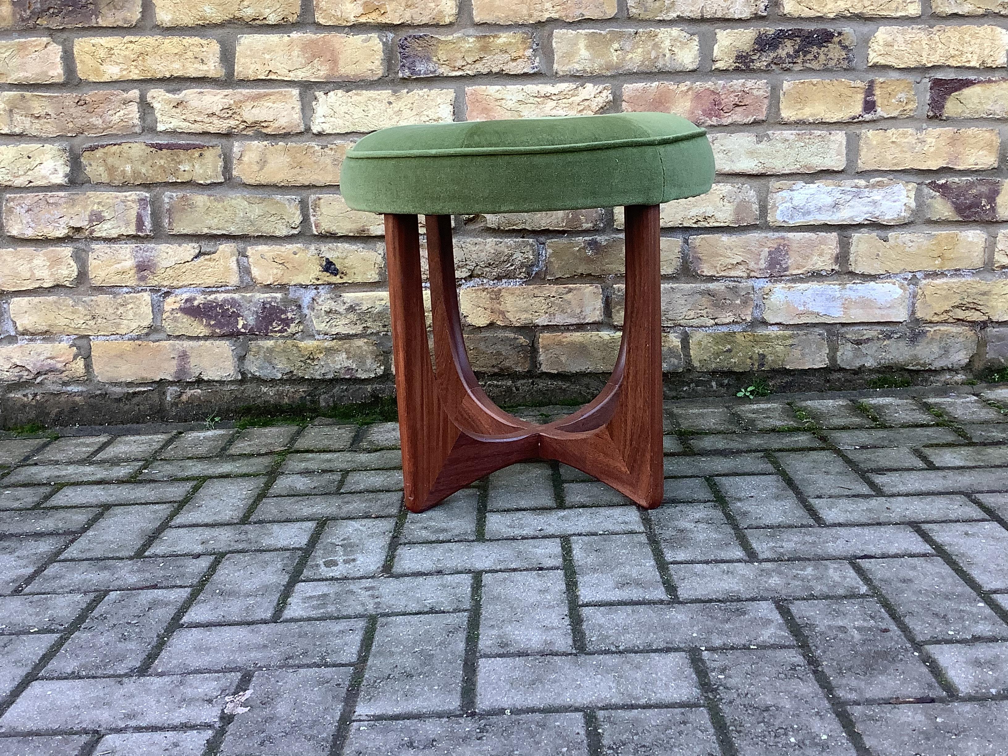 Mid-Century Modern Gplan Stool / Vintage Stool / 1960s Stool