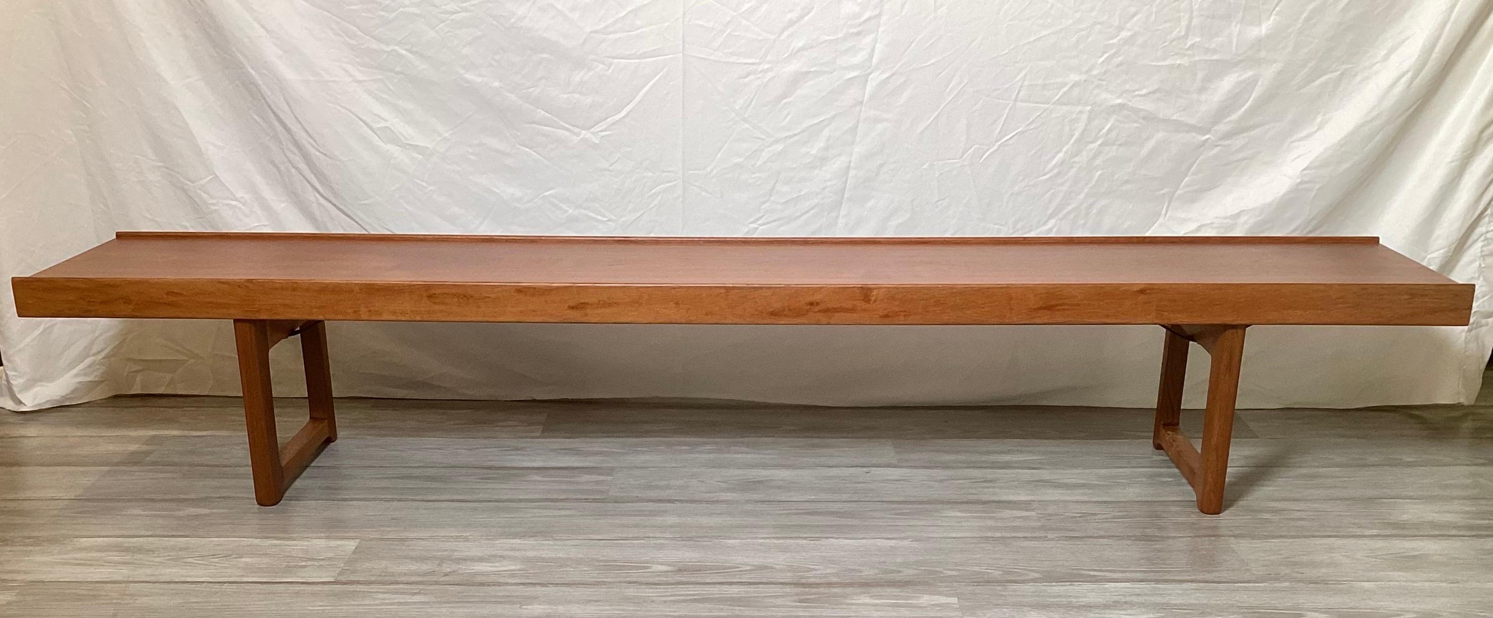Very nice Torbjorn Afdal Bench in great condition.  Clean and ready to be placed in your home with original label on underside of bench.