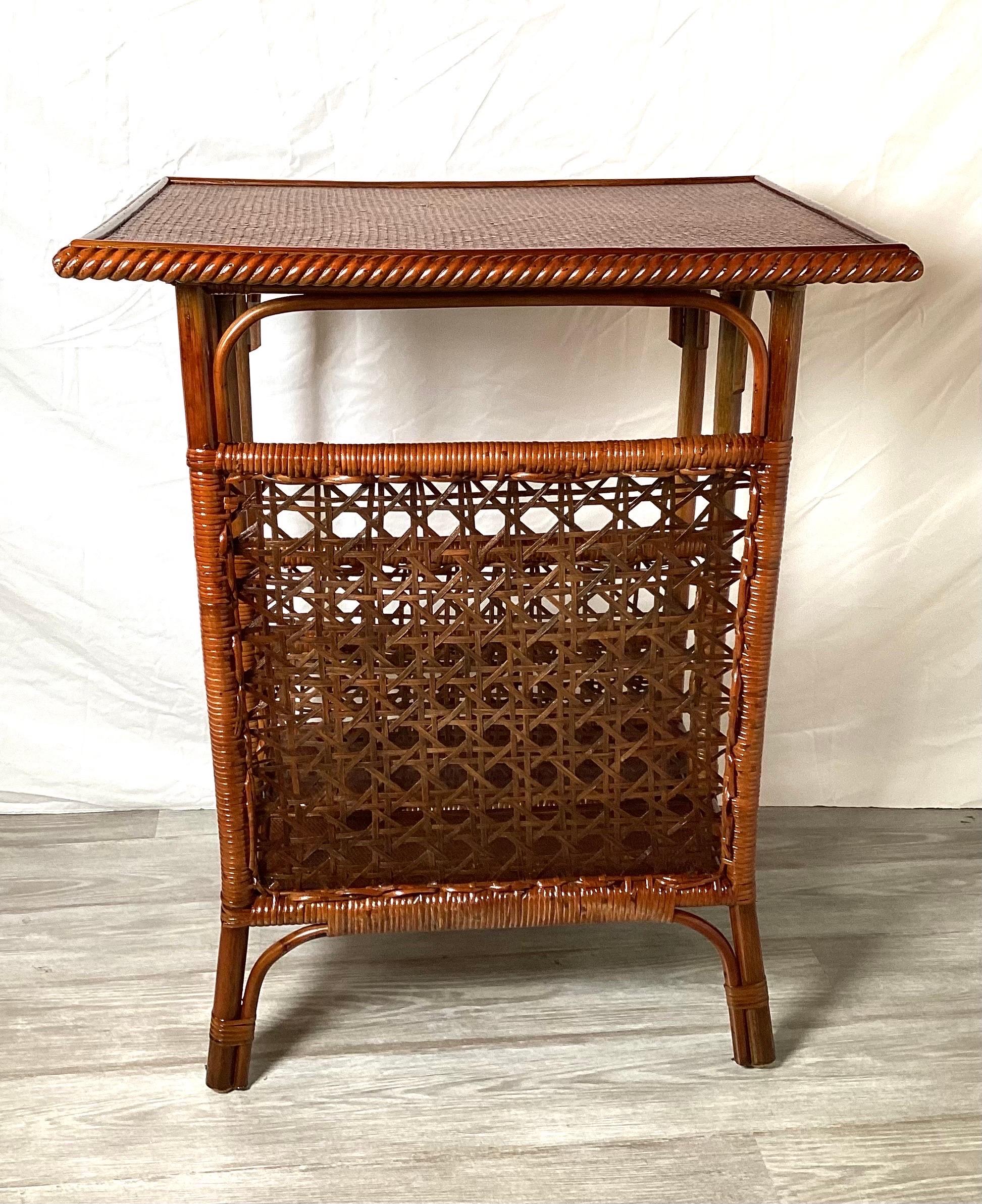 Bambou Table en bambou du début du XXe siècle en vente