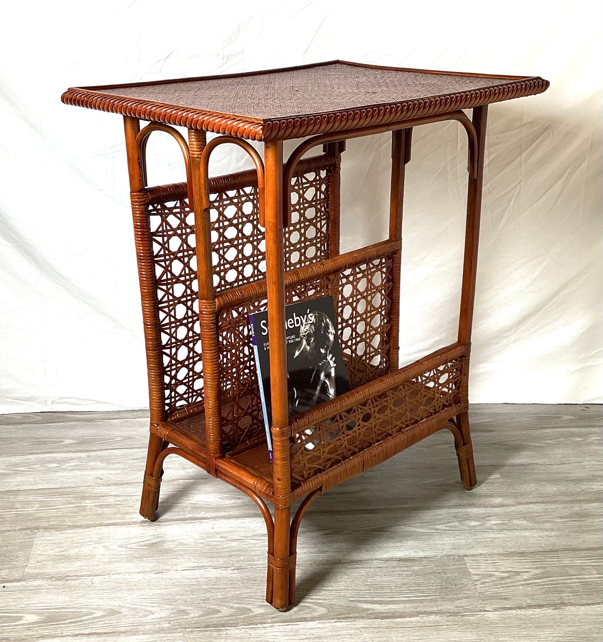 Table en bambou du début du XXe siècle en vente 1