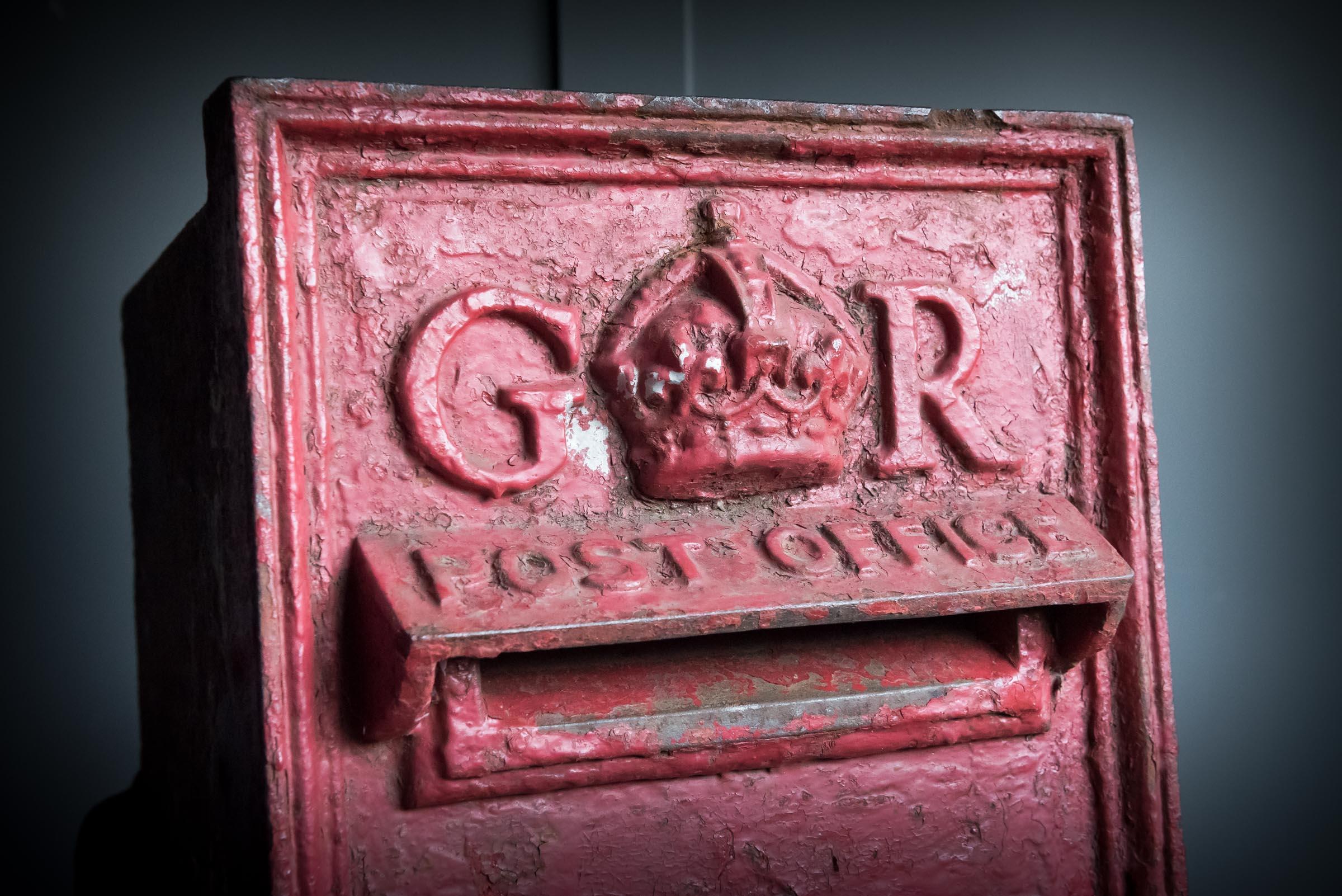 GR royal mail post box.