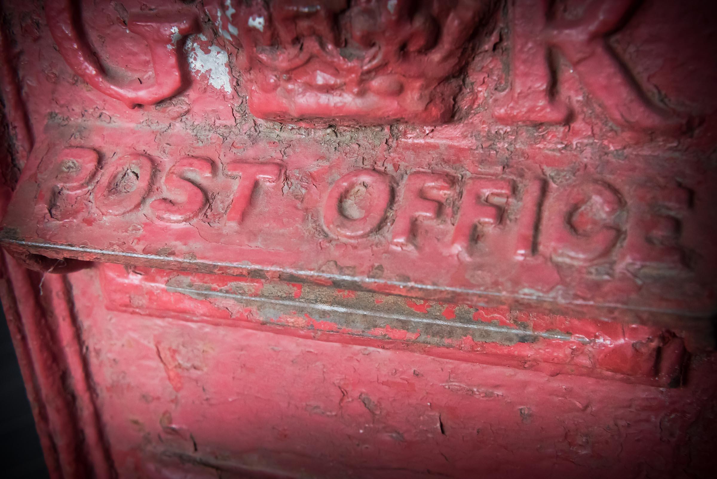 Iron GR Royal Mail Post Box For Sale