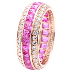 Anello con diamante certificato GRA da 2,69 carati Nature Siam Pink Diamond