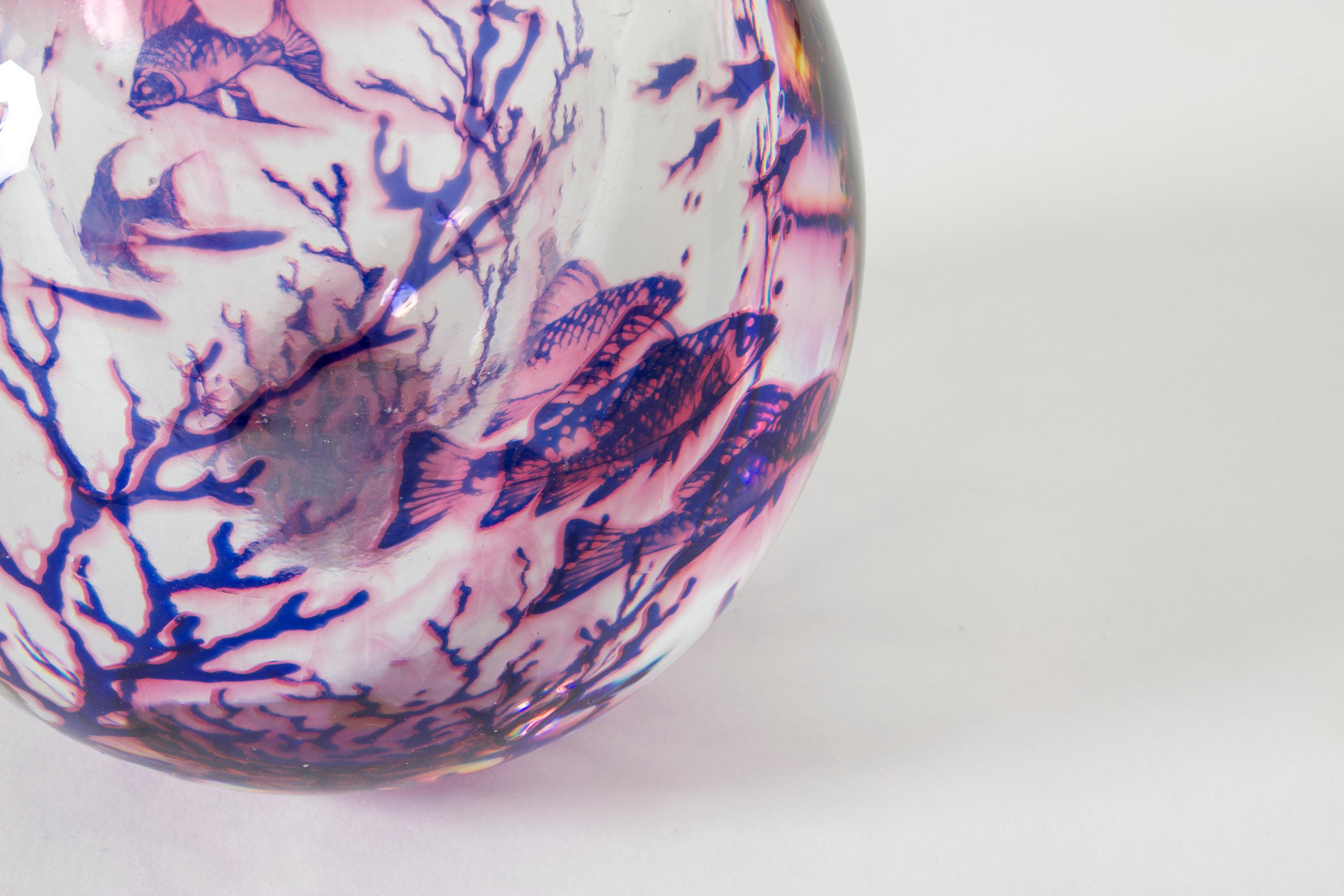 Mid-20th Century Graal Vase by Edward Hald