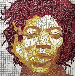 Hendrix – Glasmalerei Original