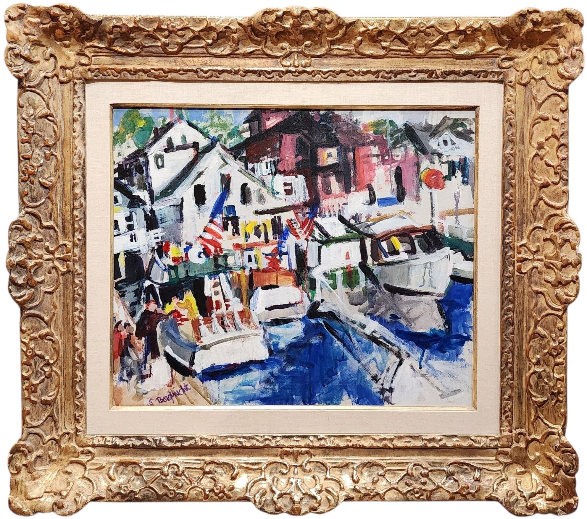 Docks
Boats by Cottages, New York City Art Dealer, Grace Borgenicht Gallery