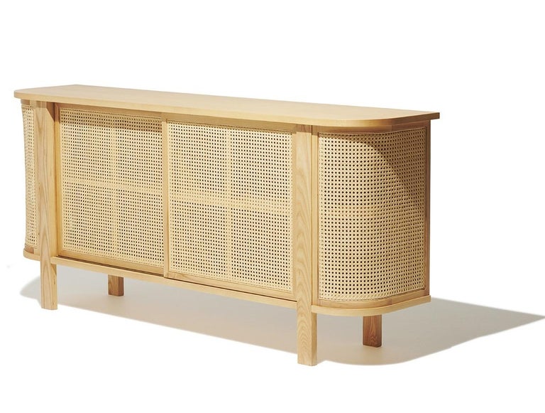 Grace Buffet, Contemporary Woven Rattan Sideboard in a ... Grace Buffet, Contemporary Woven Rattan Sideboard in a ...