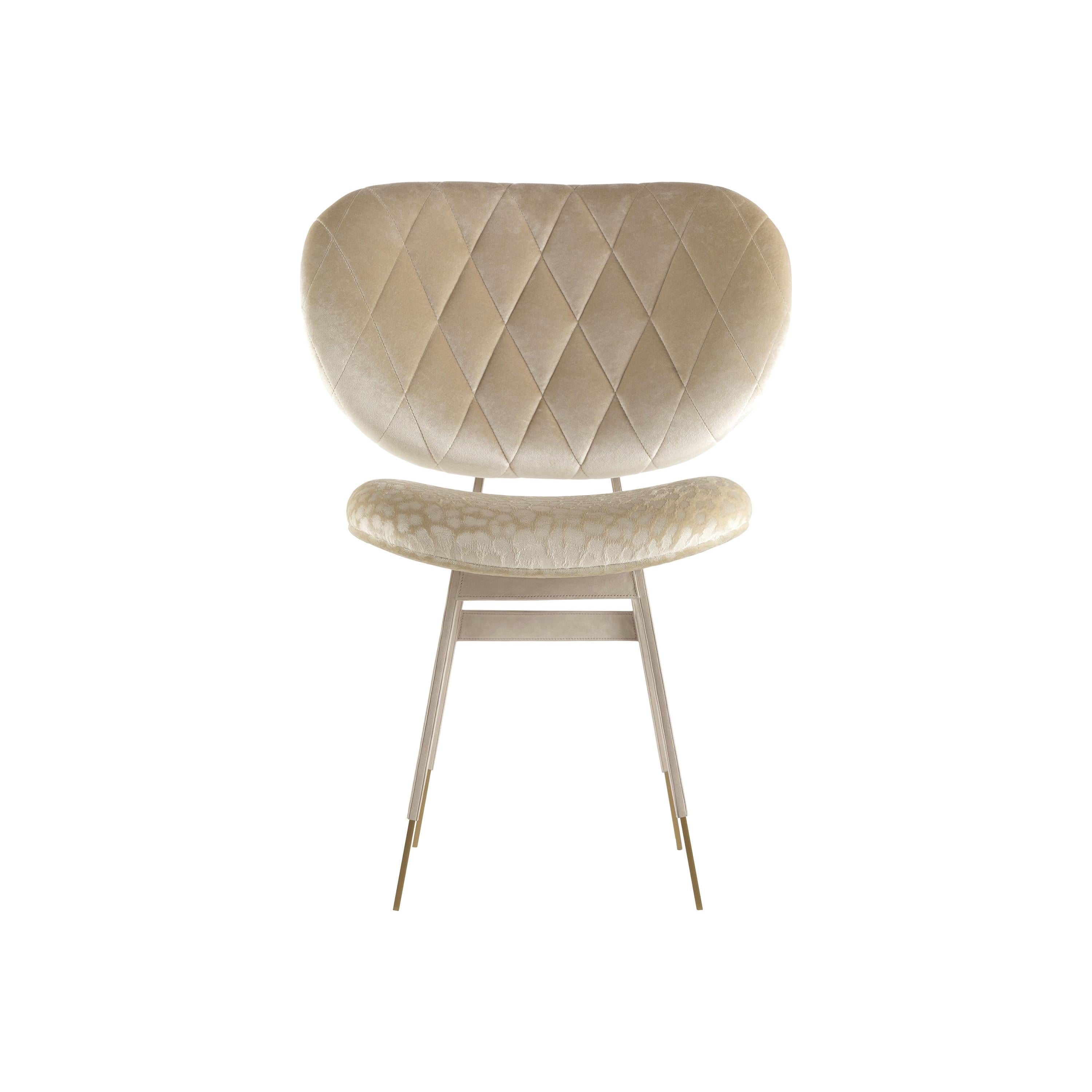21st Century Grace Chair in Velvet by Roberto Cavalli Home Interiors For Sale
