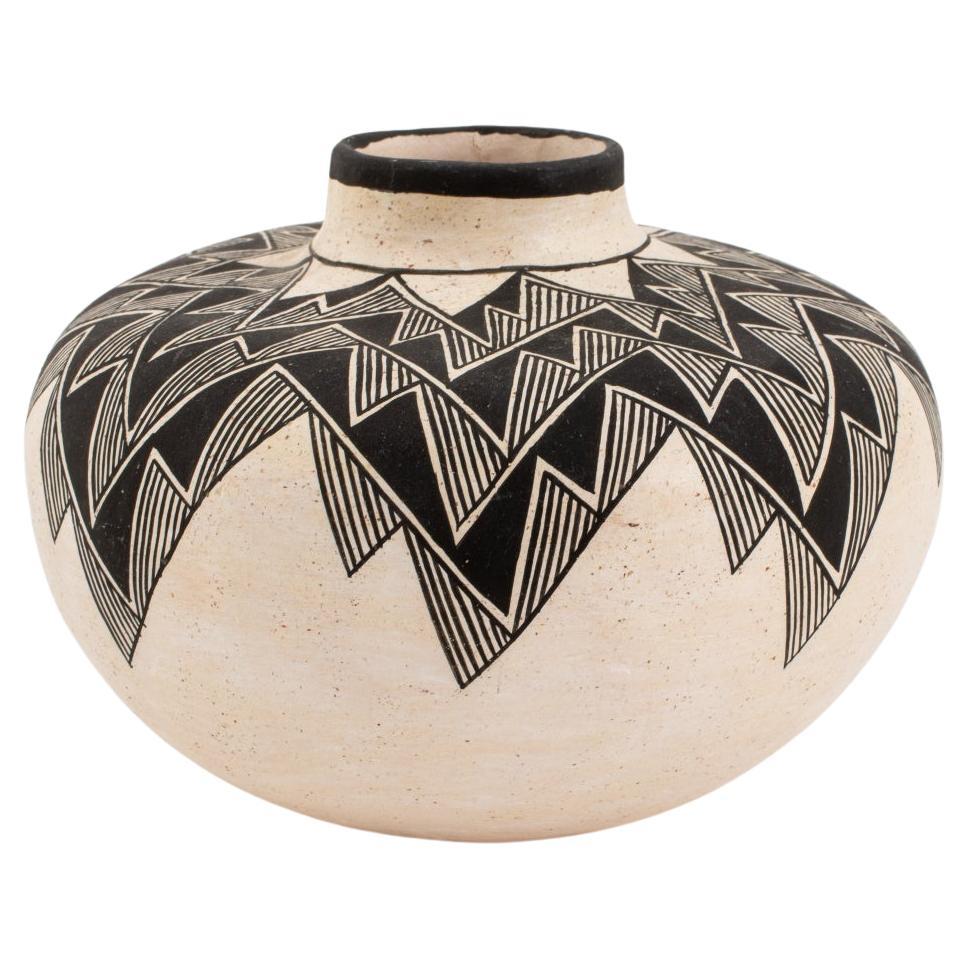 Grace Chino Acoma Pueblo Pottery Vase, 1987