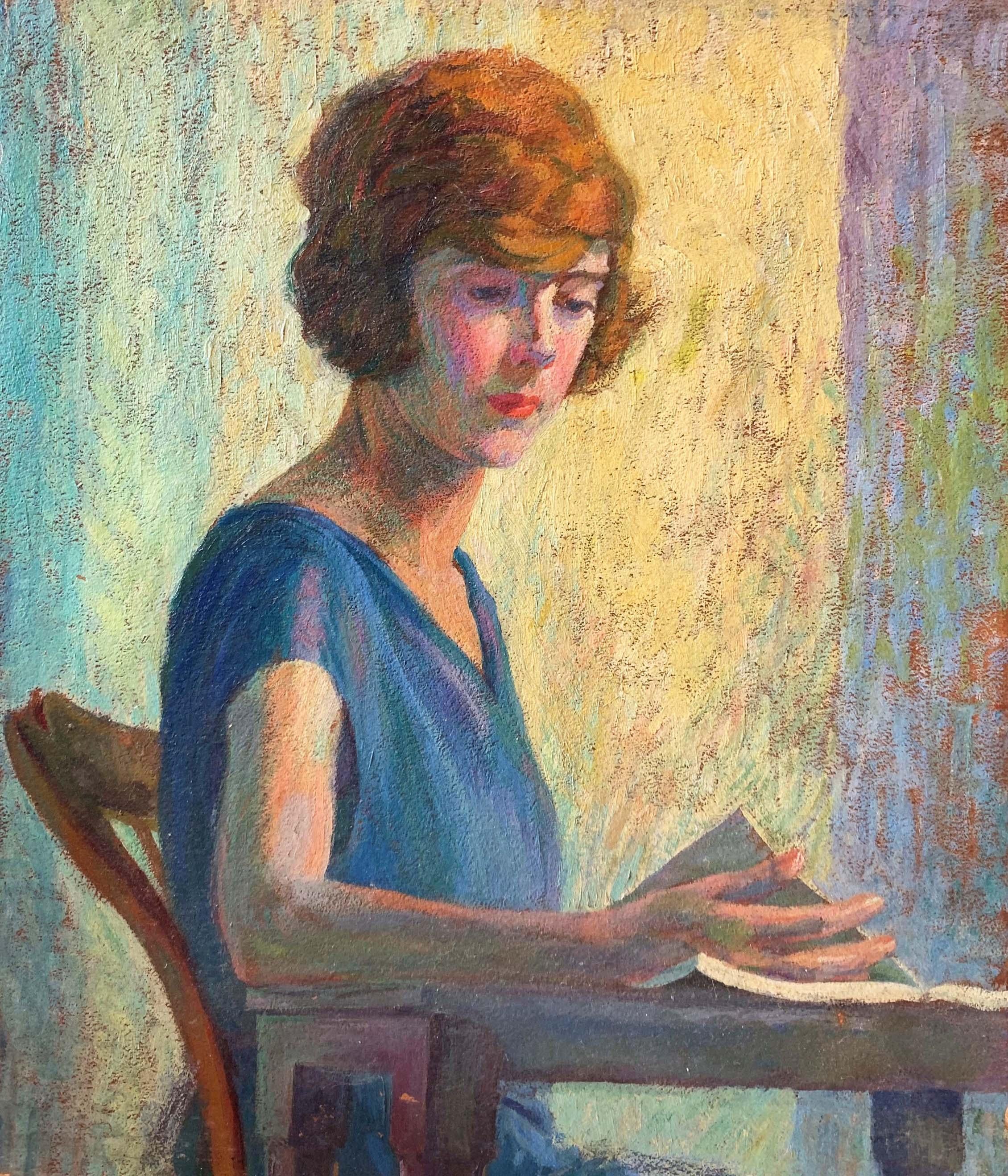 Lettura di Grace Cochrane Sanger (americana: 1885-1966) 1