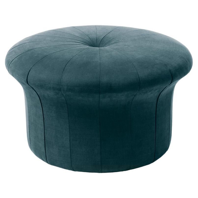 Grace Dark Teal Pouf by Warm Nordic For Sale