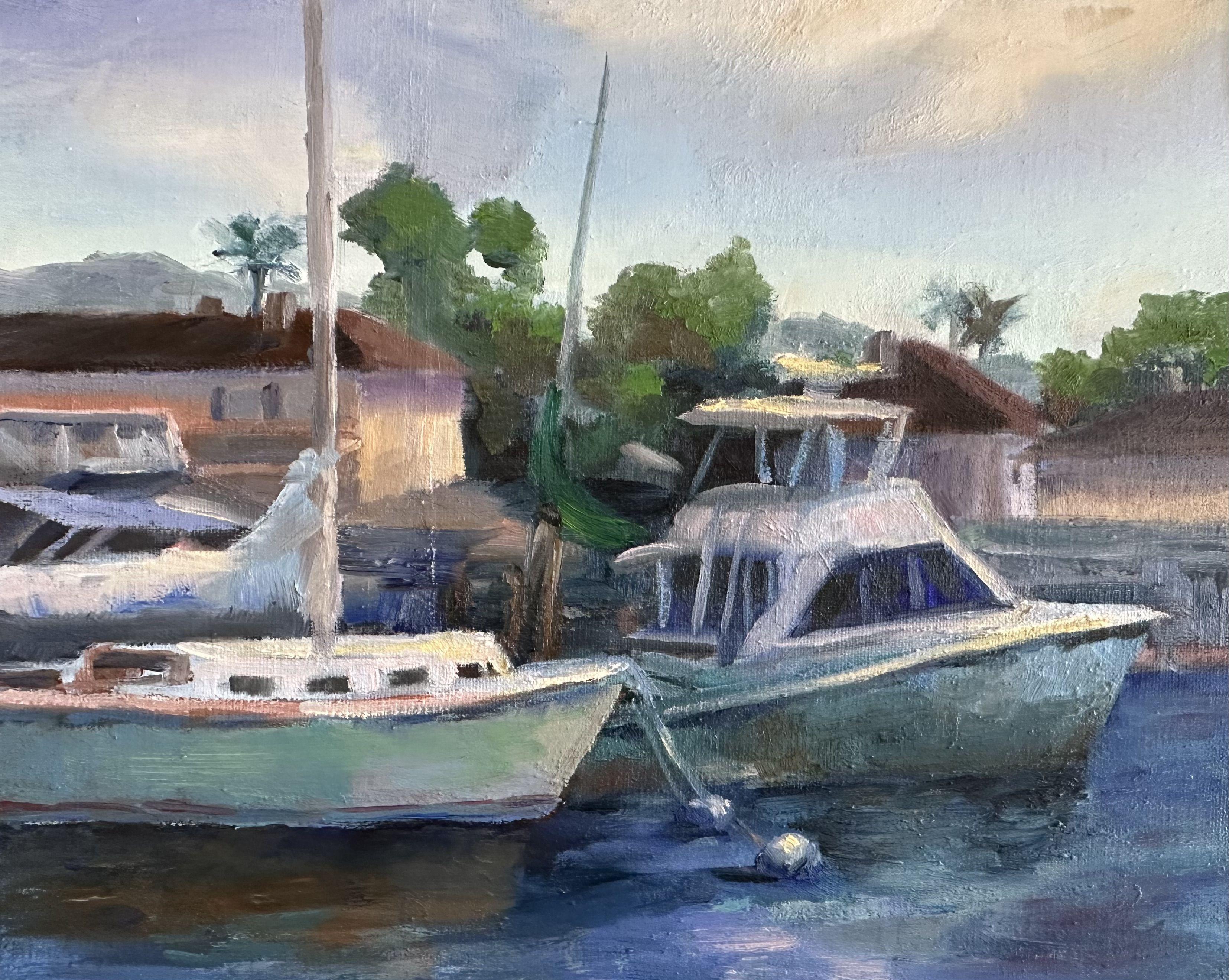 Dúo Balboa, Pintura, Óleo sobre lienzo - Painting de Grace Diehl
