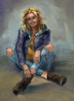 Favorite Jeans, Gemälde, Öl auf Leinwand