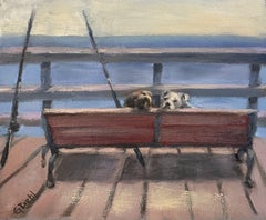 Gone Fishing, Painting, Oil on Canvas