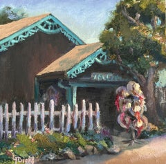 Hats For Sale, Painting, Oil on Canvas