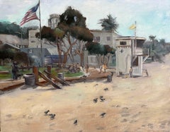 Main Beach at Laguna, Painting, Oil on Canvas