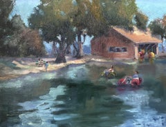 Race Ya, Painting, Oil on Canvas
