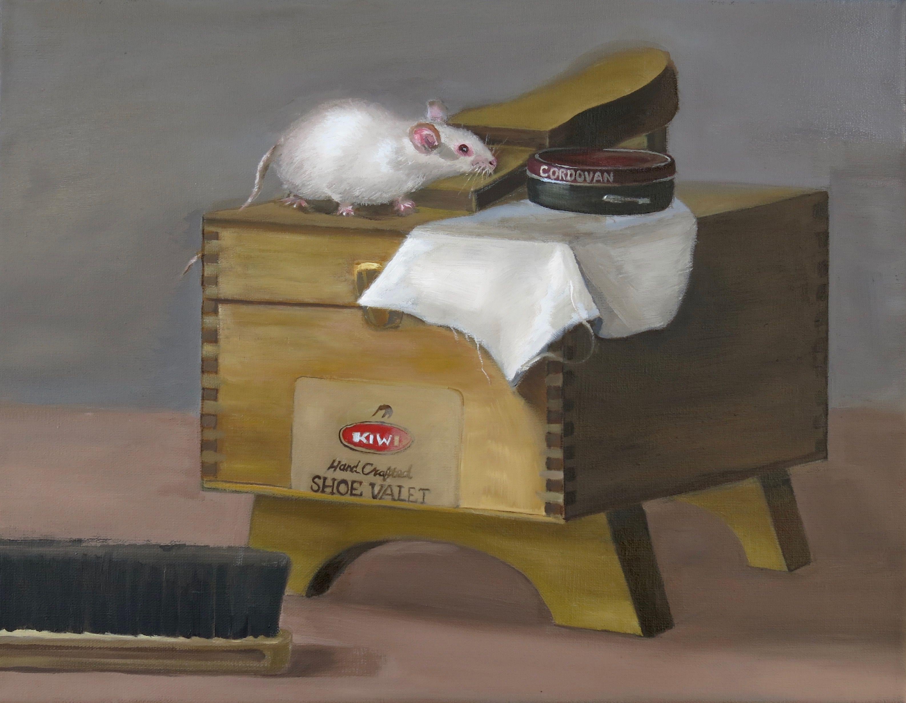 Shoe Shine, Painting, Oil on Canvas