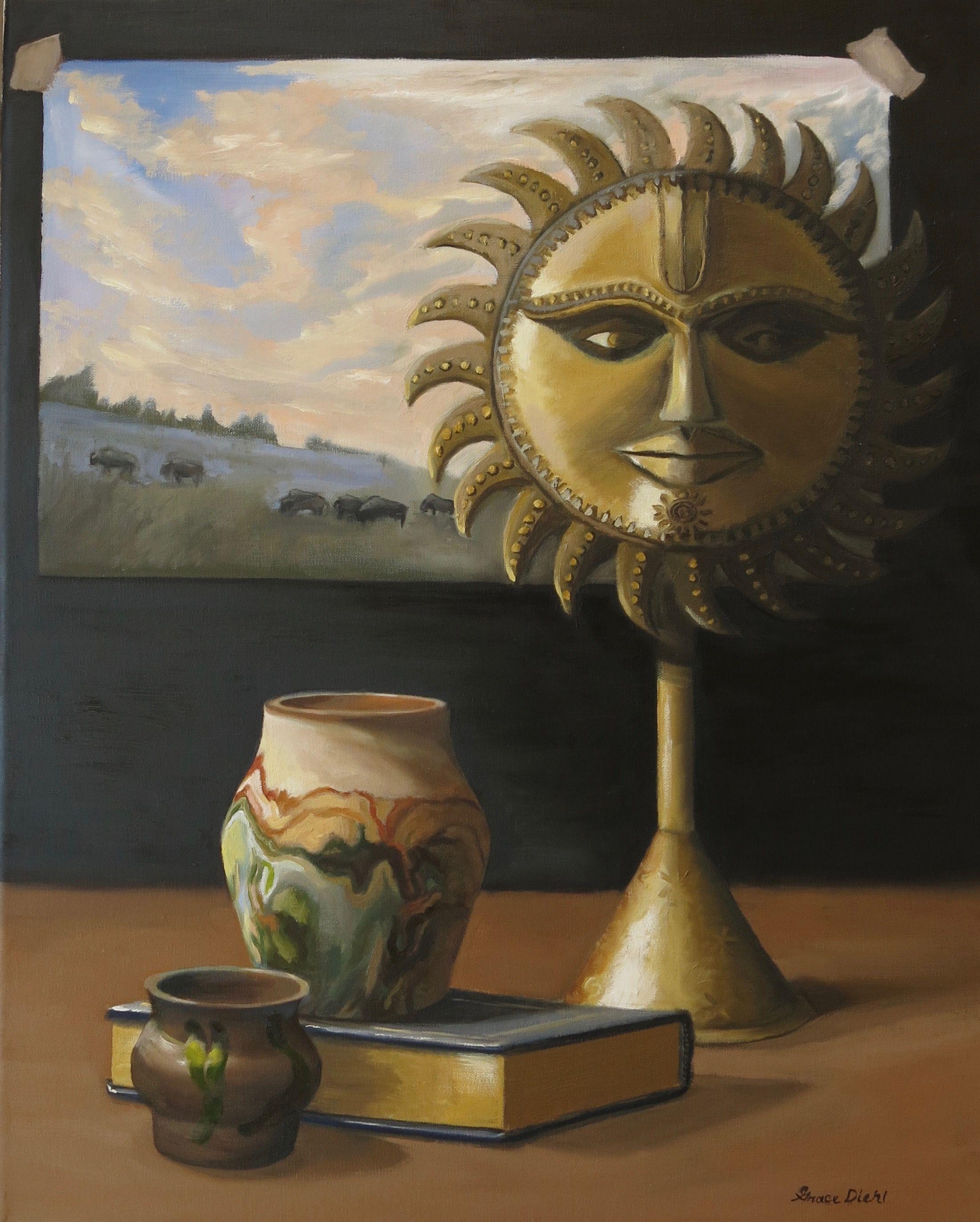 Studio Sunrise, Painting, Oil on Canvas