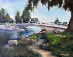 Tranquil Moment, William R. Mason Regional Park, Gemälde, Öl auf Leinwand