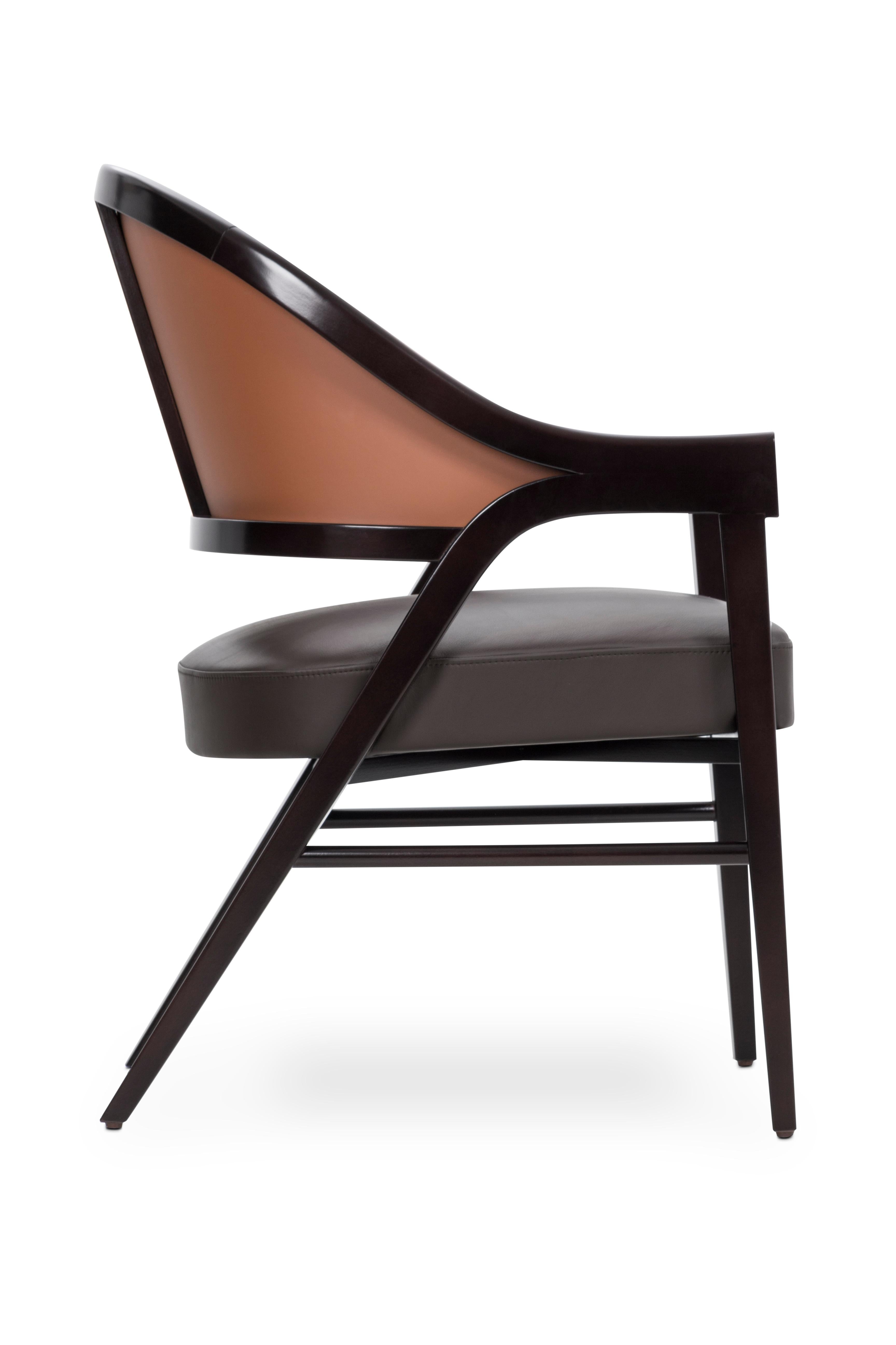 The  GRACE chair – a timeless masterpiece that seamlessly blends elegance and comfort. Inspired by the graceful curves of the female silhouette, this chair is a work of art that transcends trends. Crafted with a solid ash or beech structure, its
