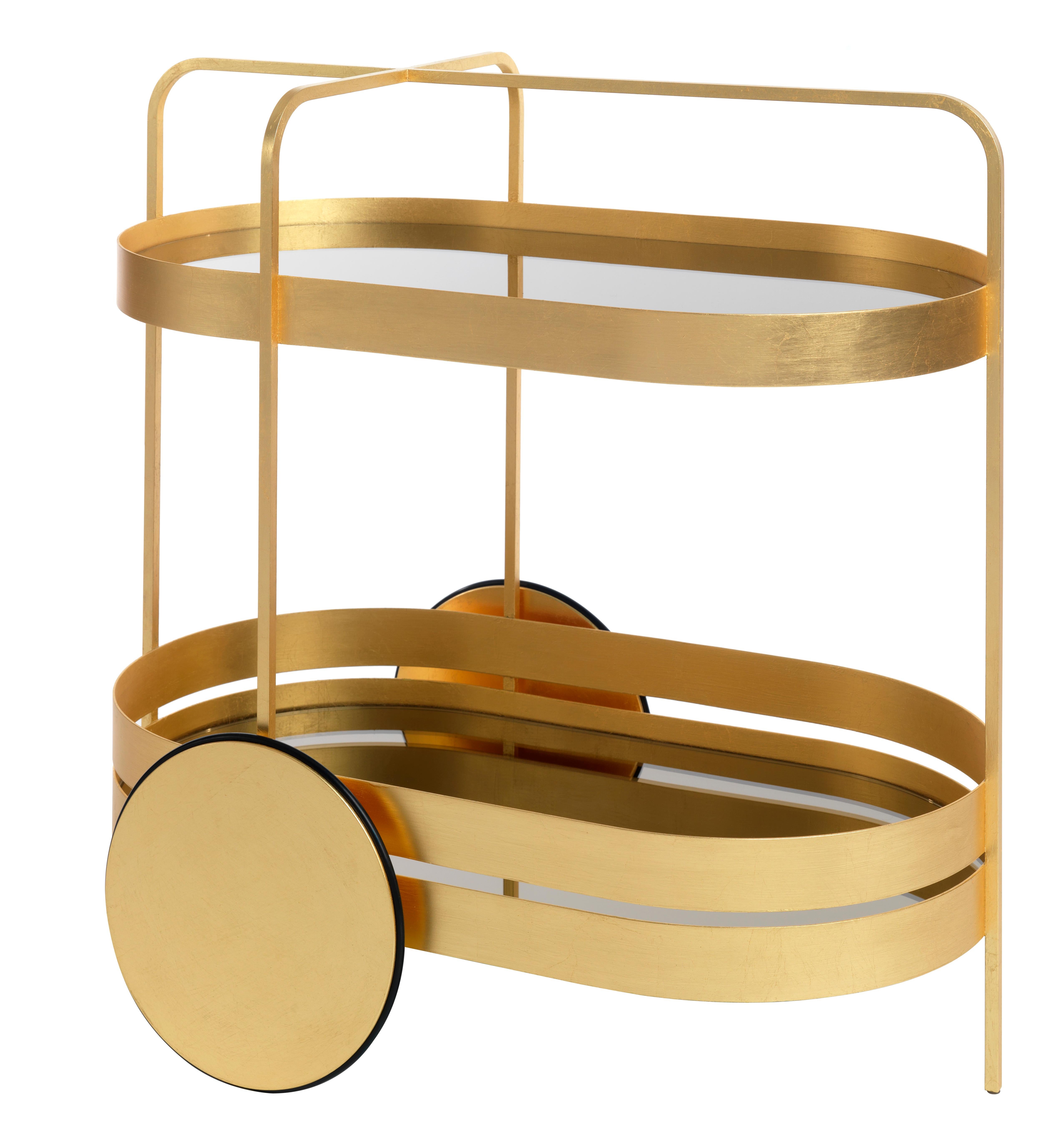 Postmoderne Chariot de service Grace Gold Edition par Schönbuch en vente